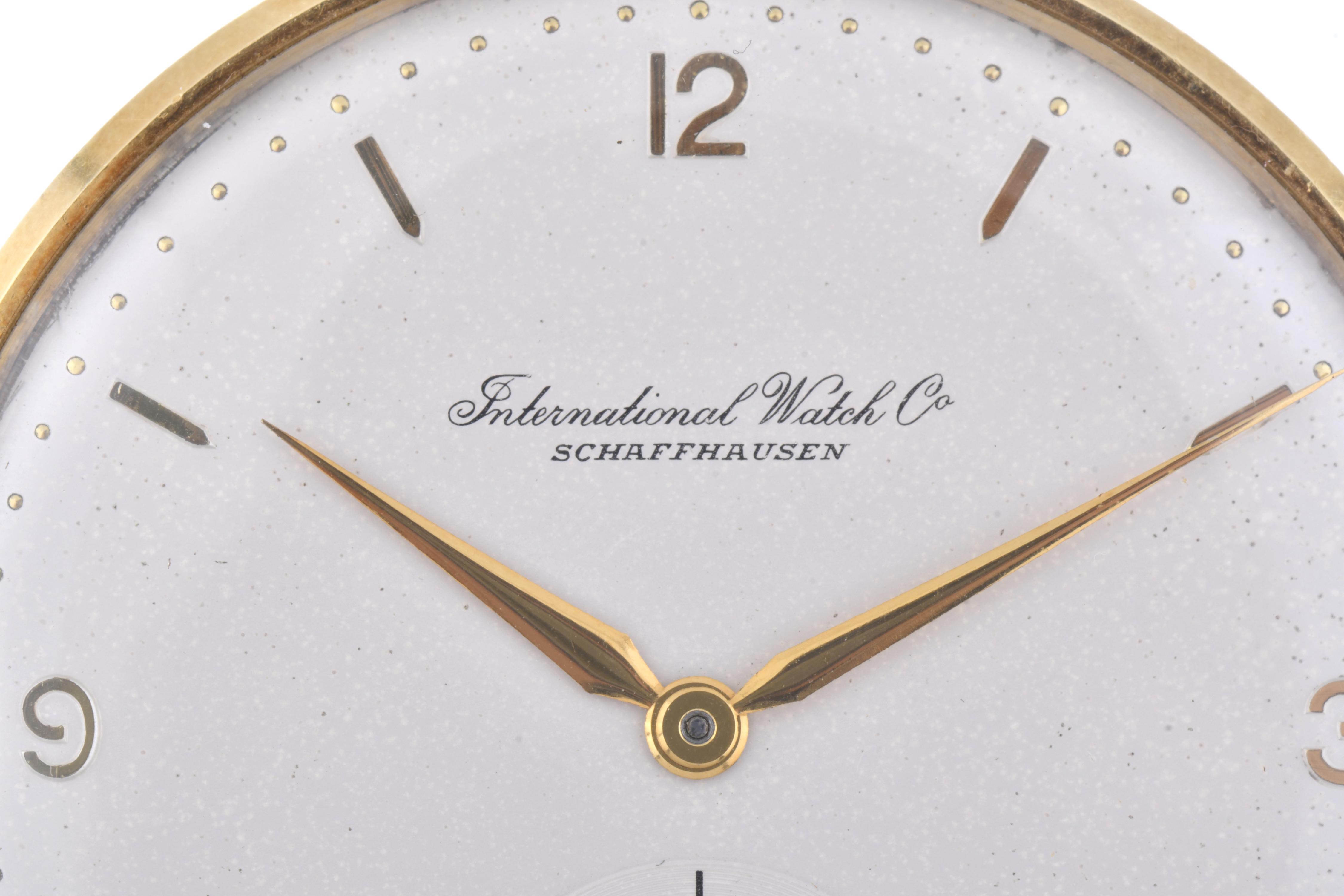 INTERNATIONAL WATCH CO. Shaffhausen, reloj de bolsillo.