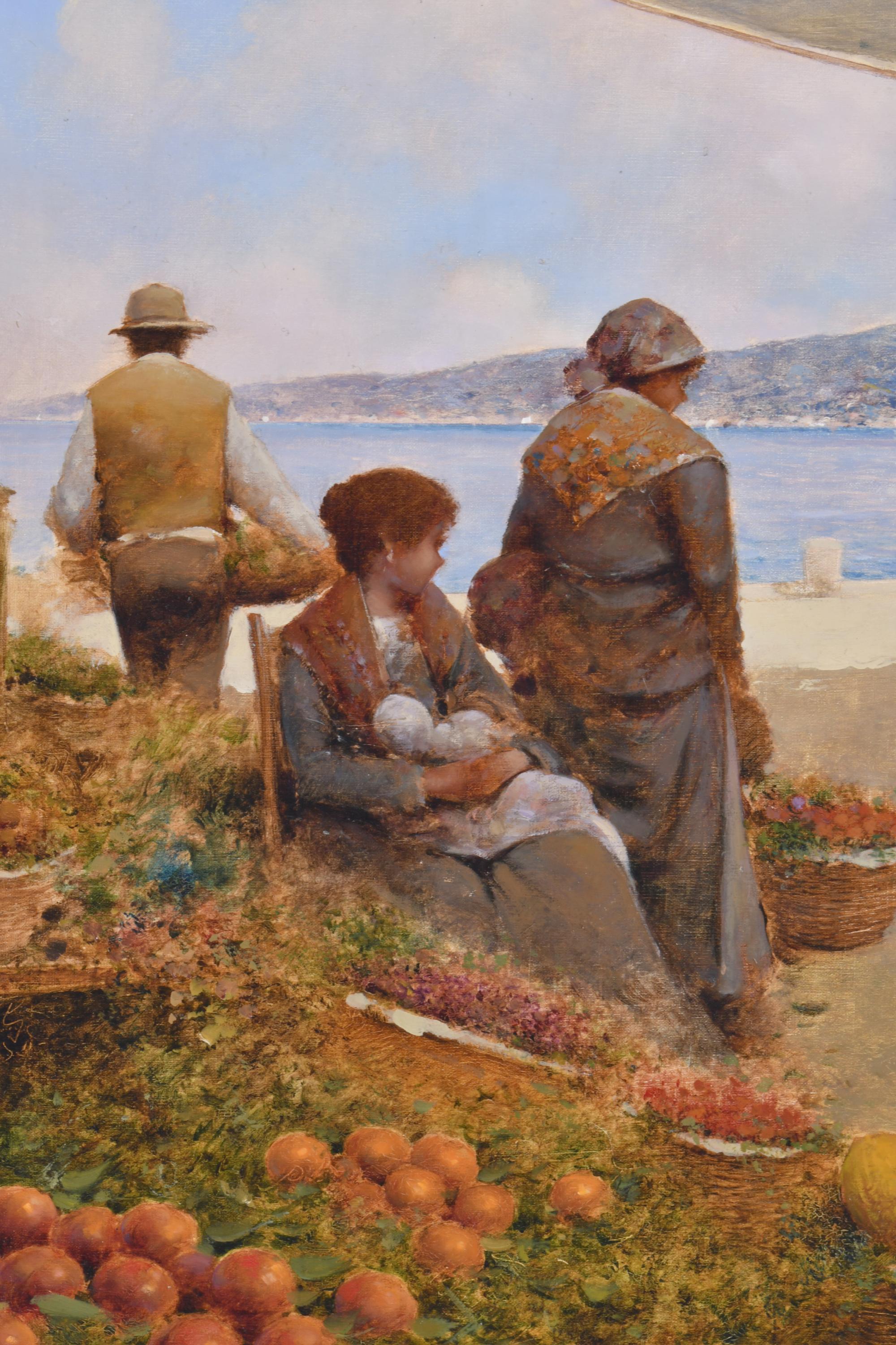 ROSARIO PALUMBO, GOLIA (1959).   "Mercado en la playa".