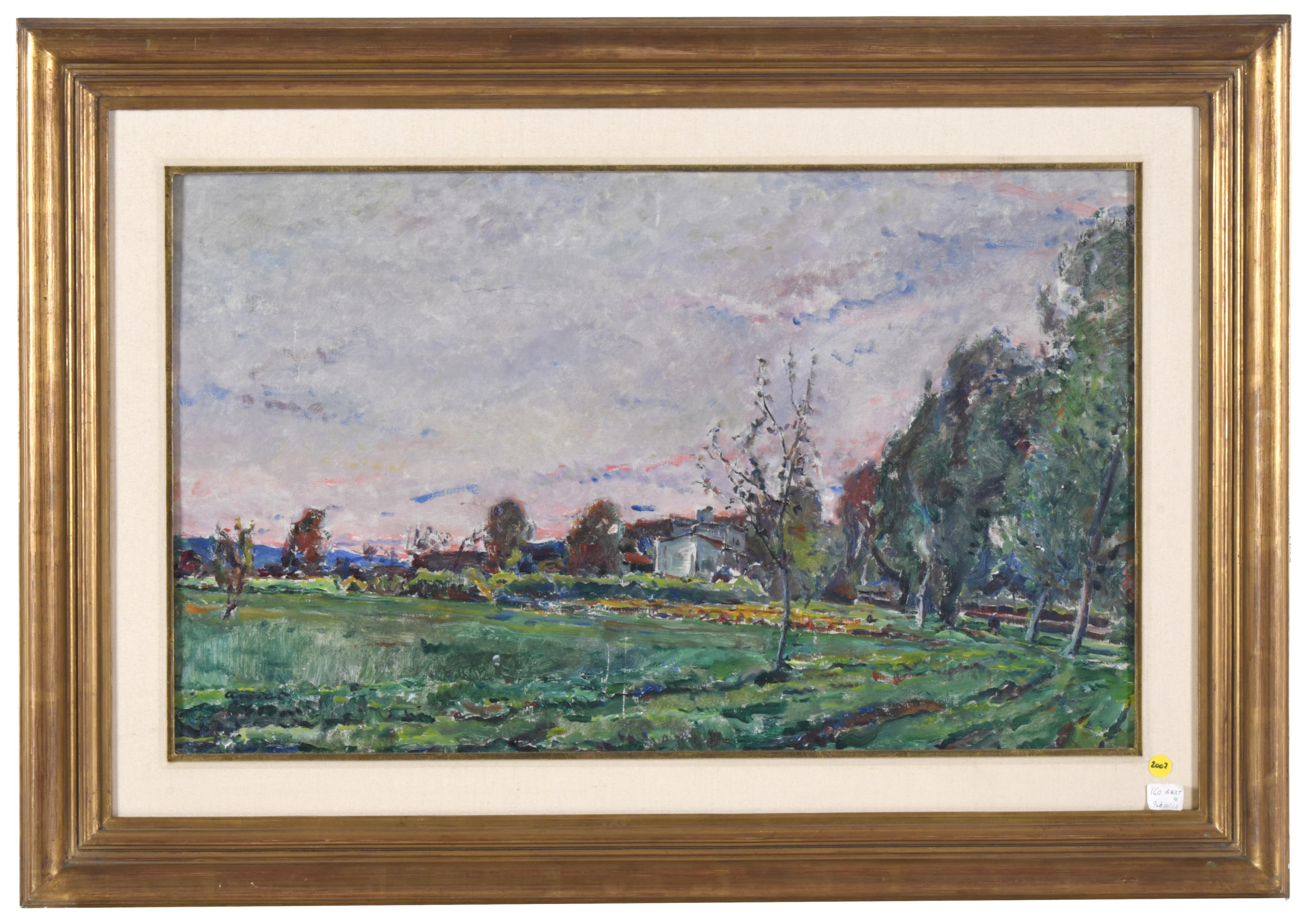 JOSEP AMAT PAGES (1901-1991). "Paisaje".