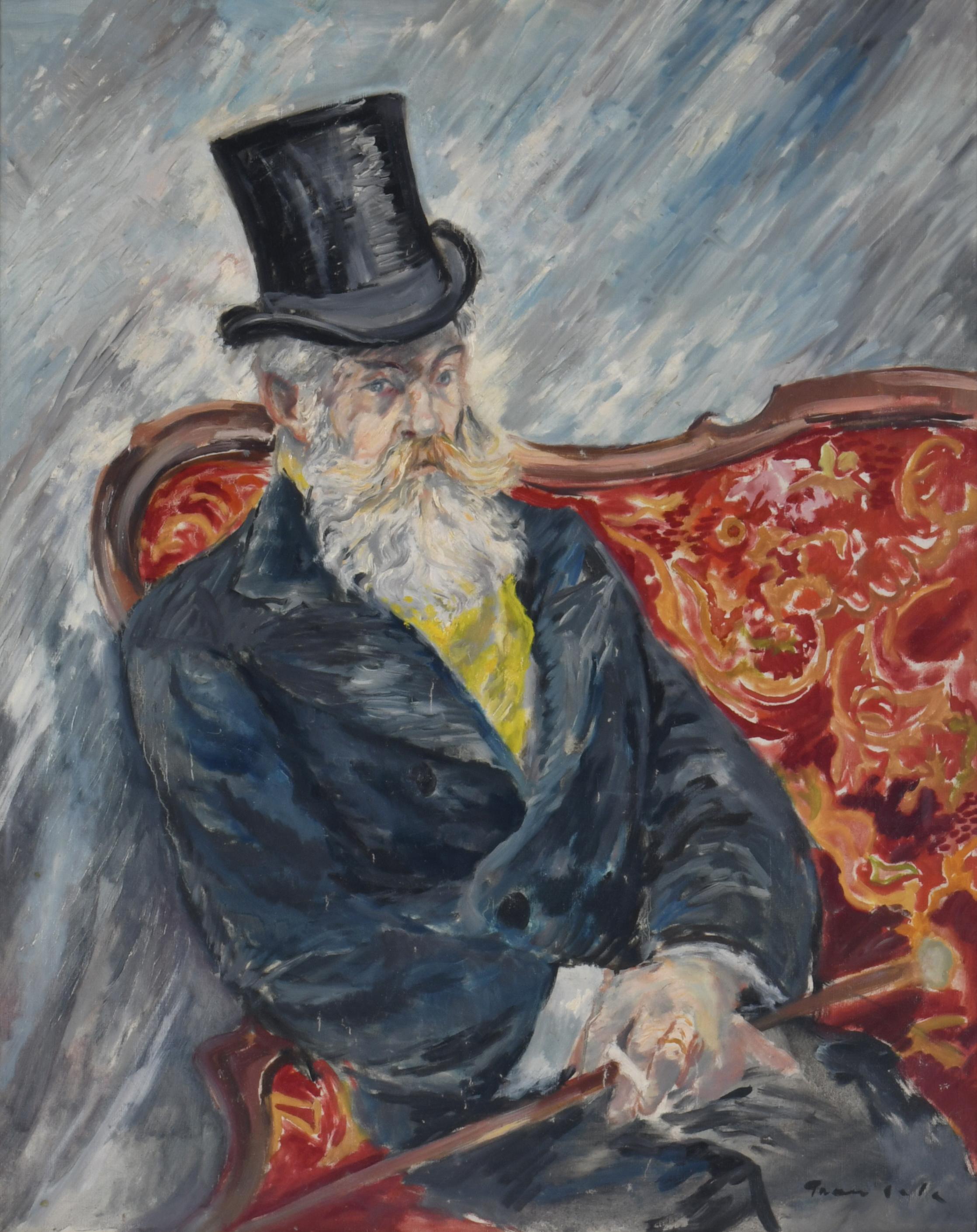 EMILI GRAU-SALA (1911-1975). "Retrato caballero".