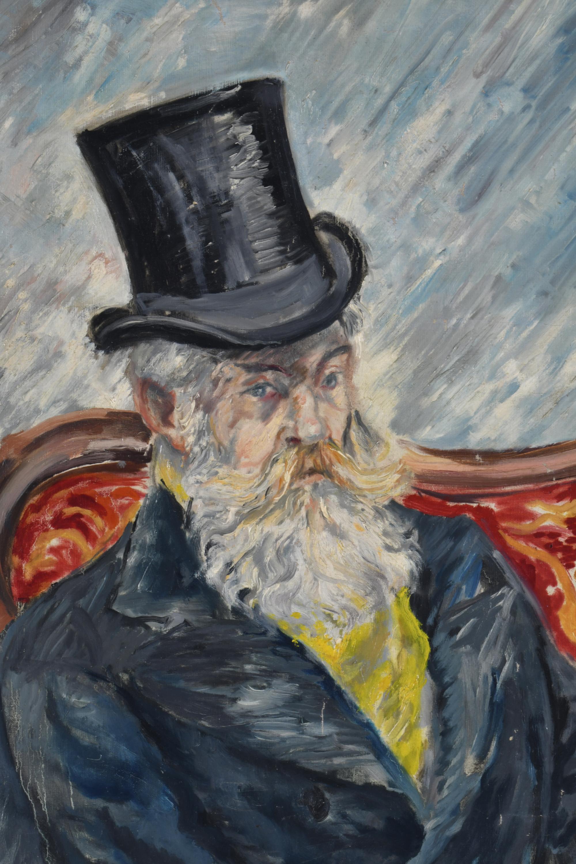 EMILI GRAU-SALA (1911-1975). "Retrato caballero".