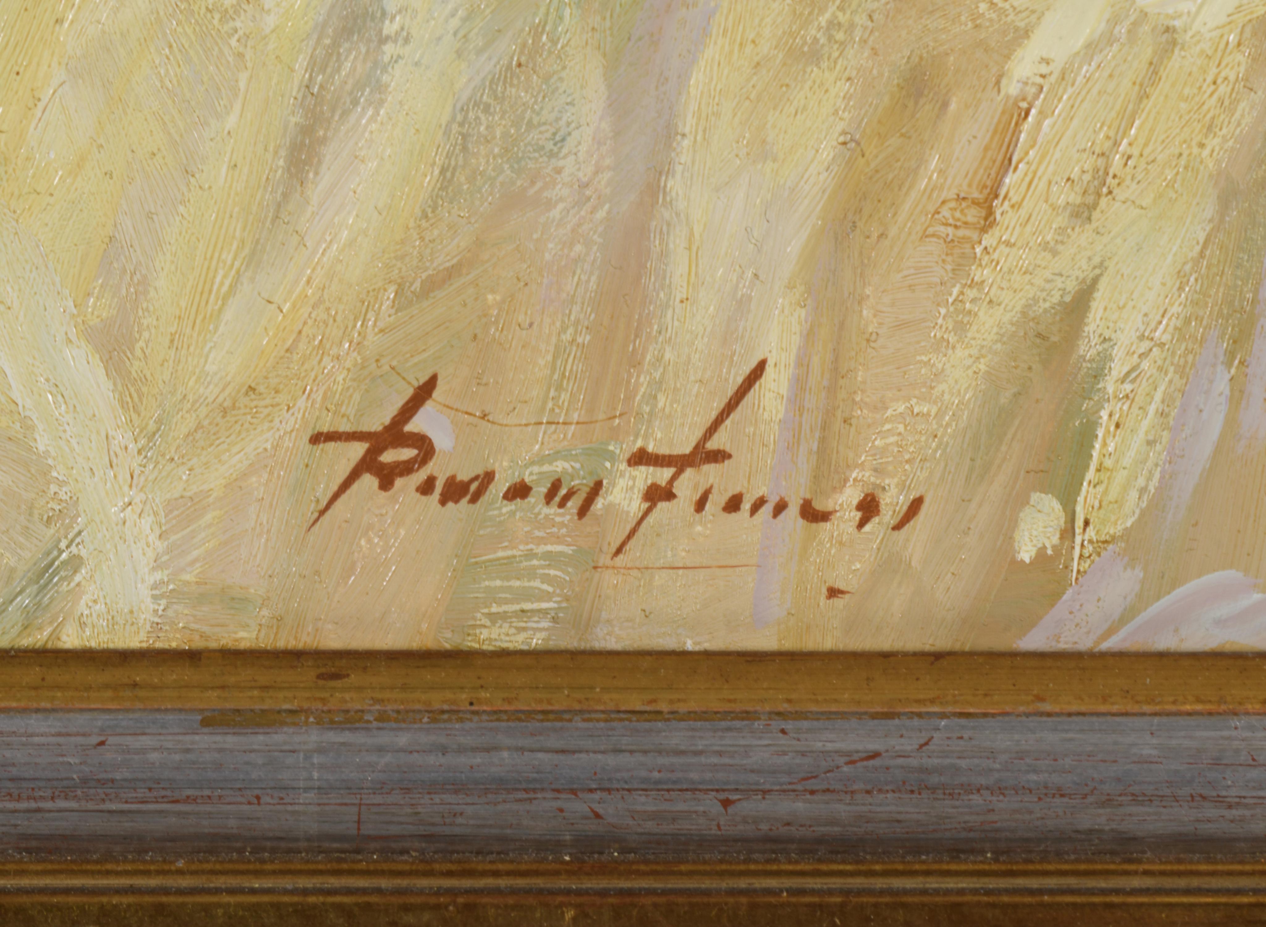 JOSÉ MIGUEL ROMÁN FRANCÉS (1957).  "Joven sentada en el jar