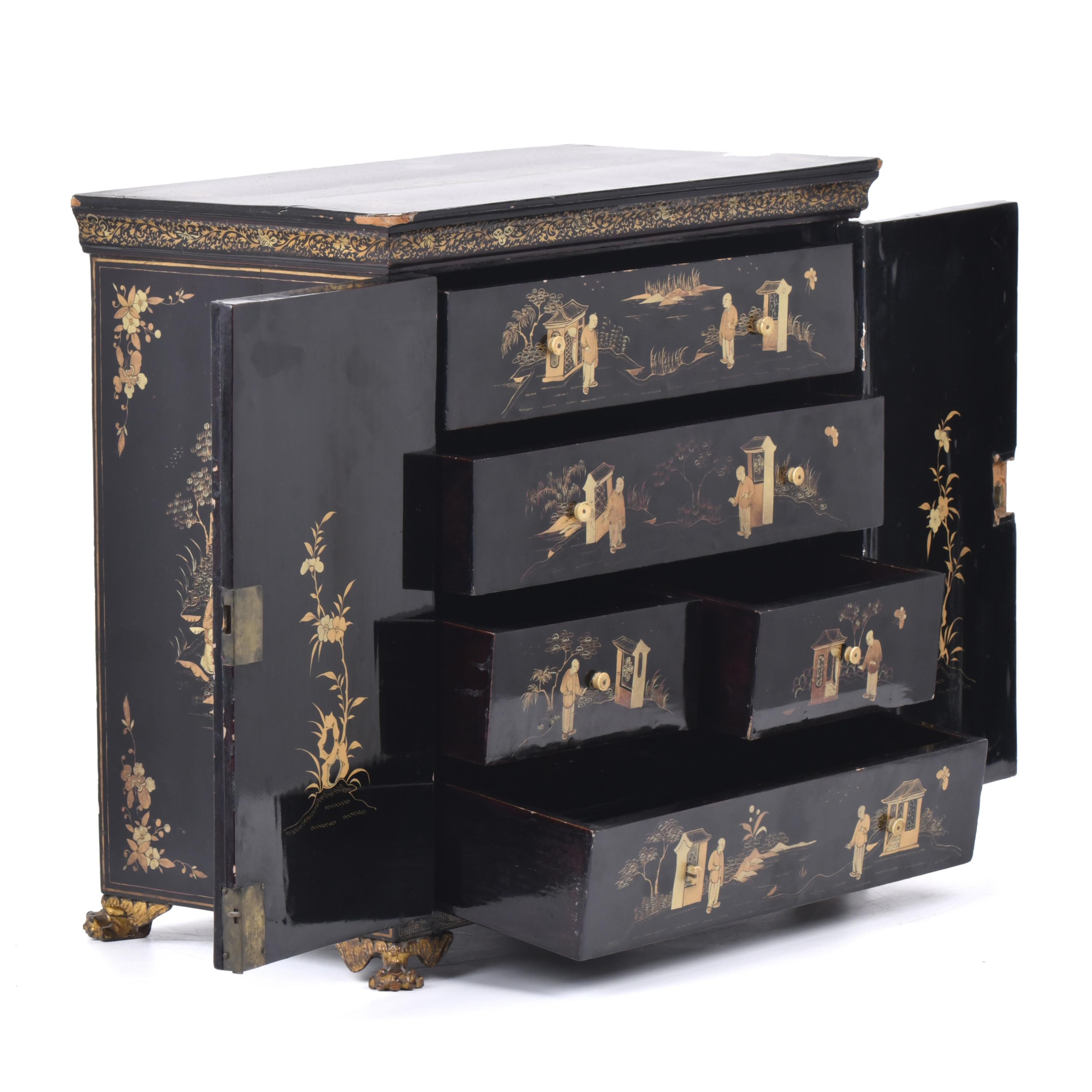 Caja joyero japonesa, siglo XIX.