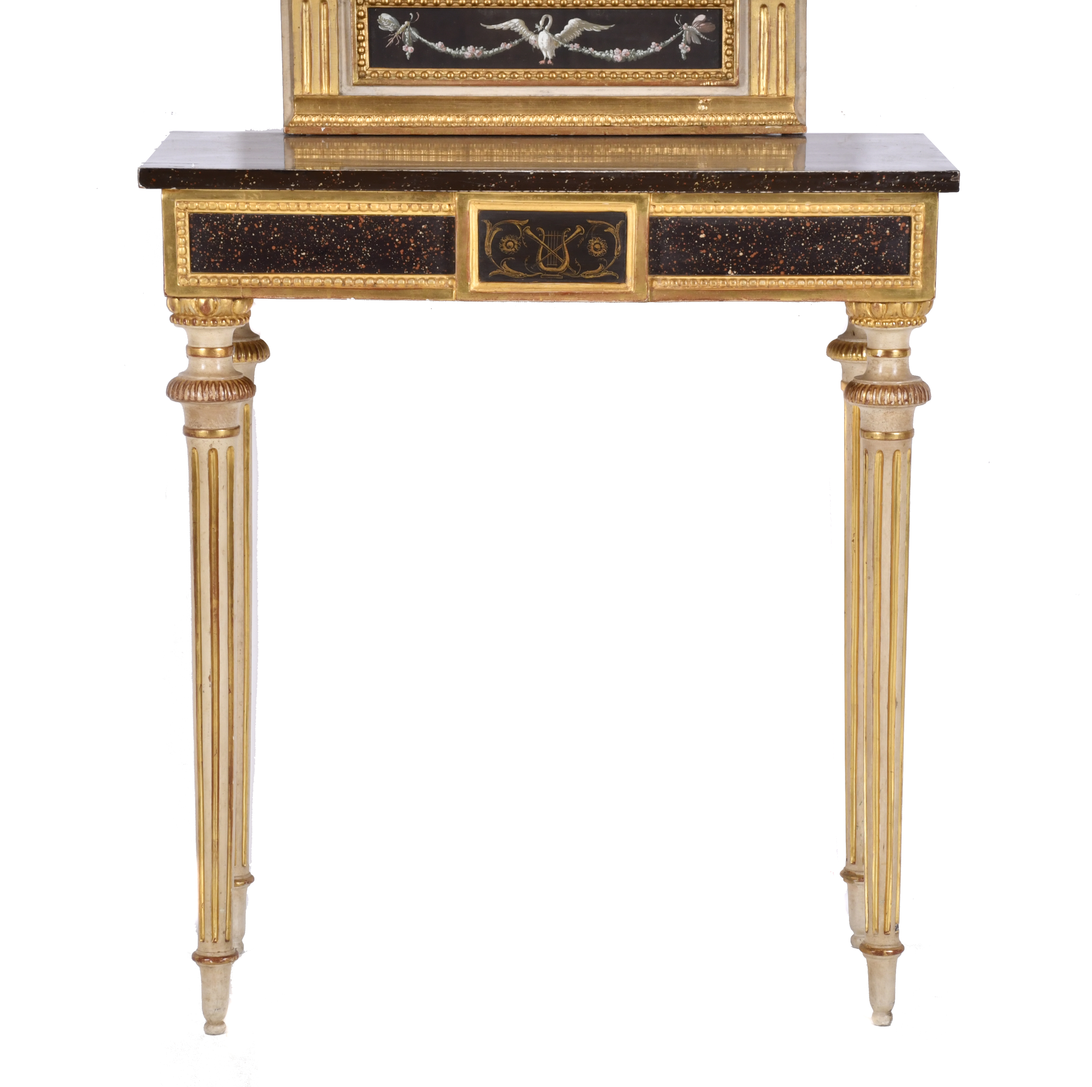 Consola y trumeau Gustaviano tardío, circa 1800.