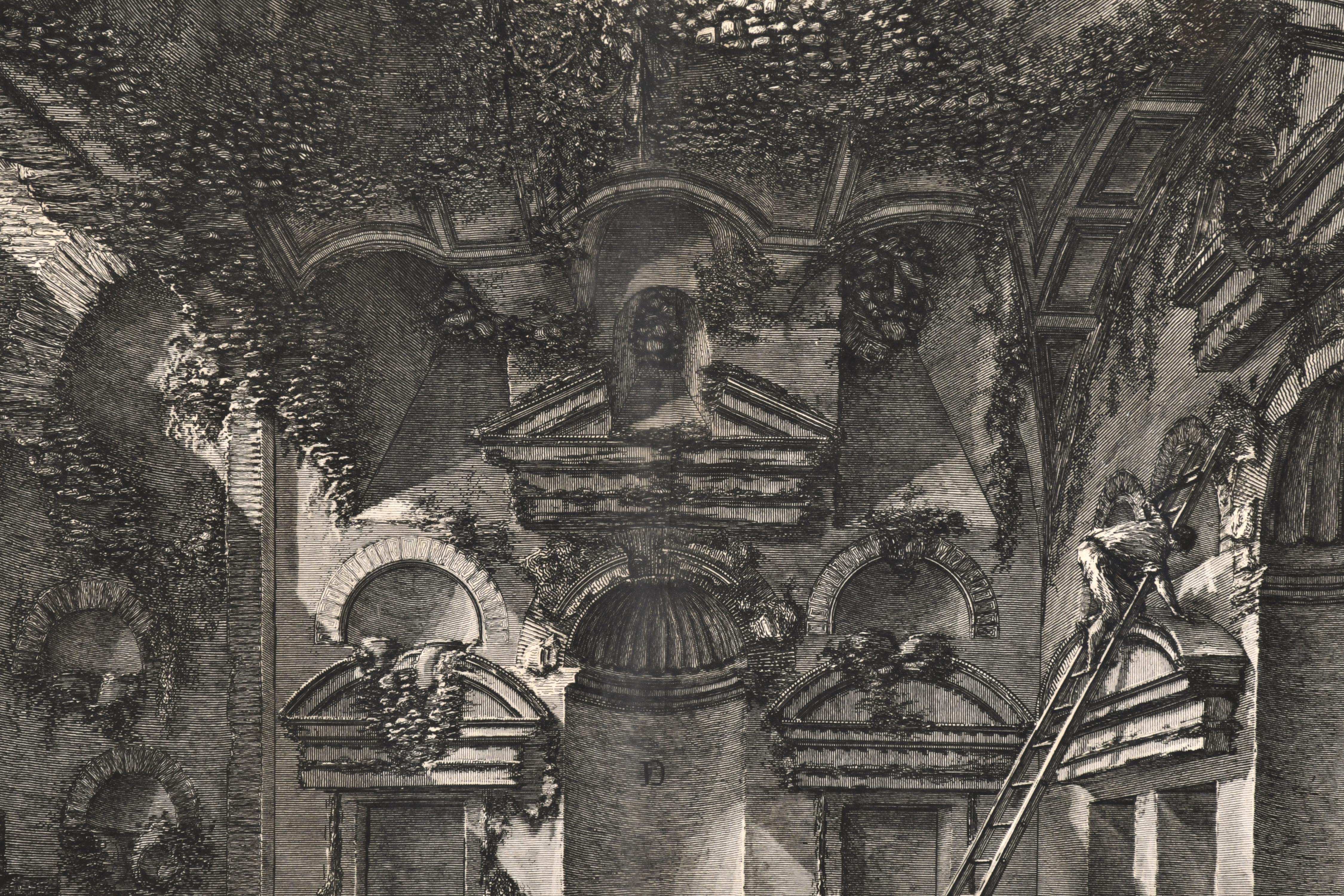 GIOVANNI BATTISTA PIRANESI (1720-1778). "Veduta interna del