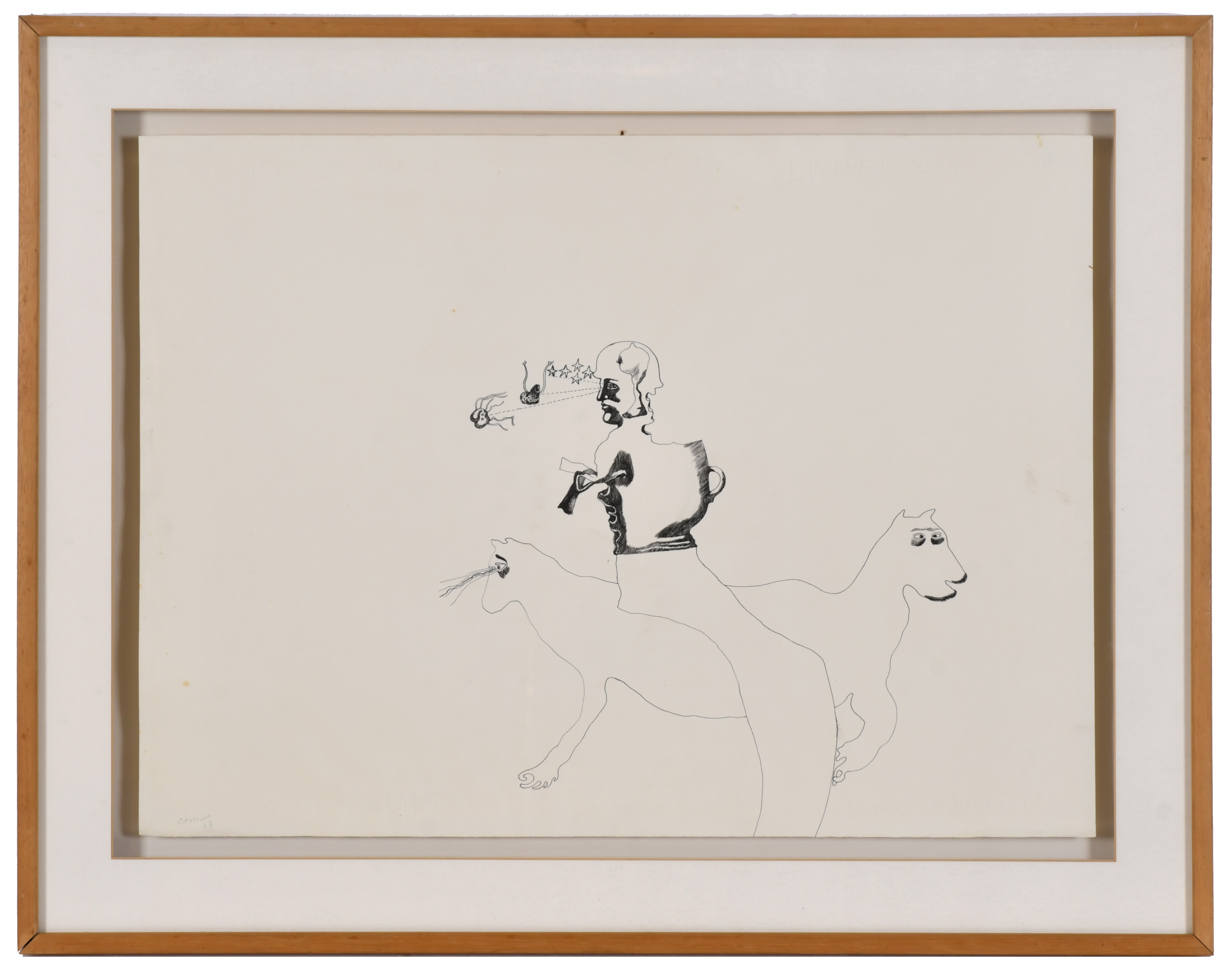 JORGE CASTILLO CASALDERREY (1933). Sin título, 1967.