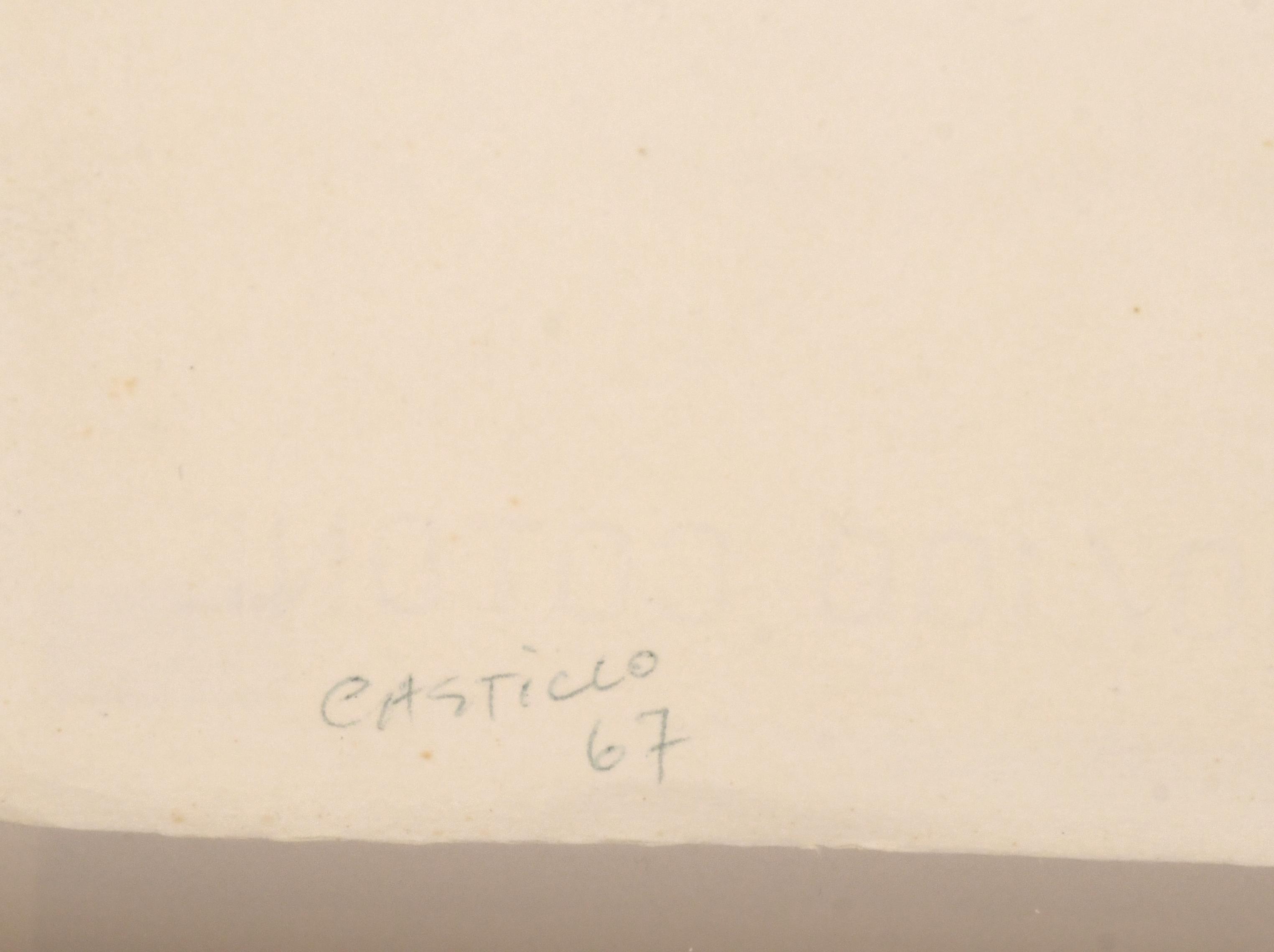 JORGE CASTILLO CASALDERREY (1933). Sin título, 1967.
