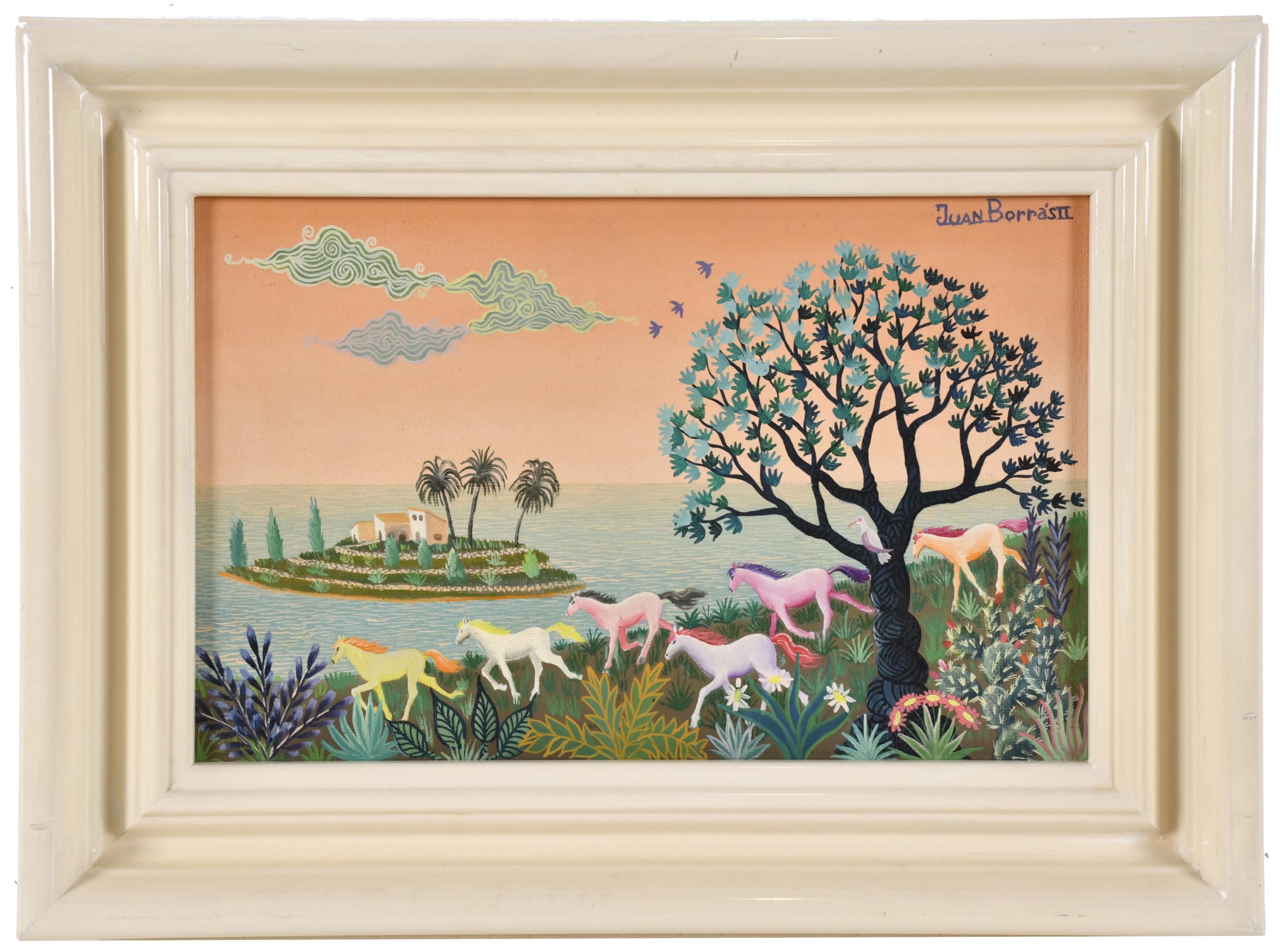 JUAN BORRÁS (1947).  "Paisaje".