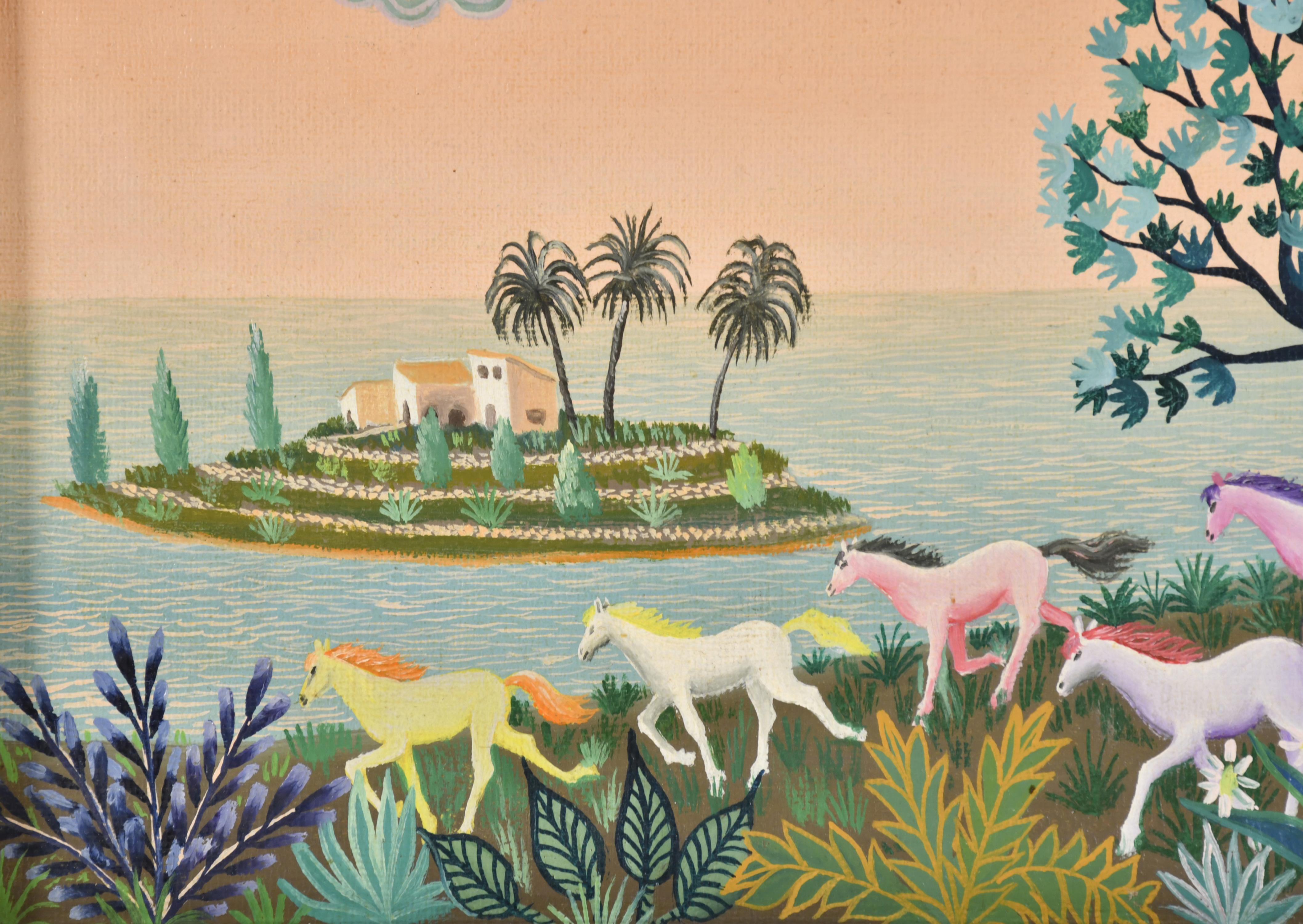JUAN BORRÁS (1947).  "Paisaje".