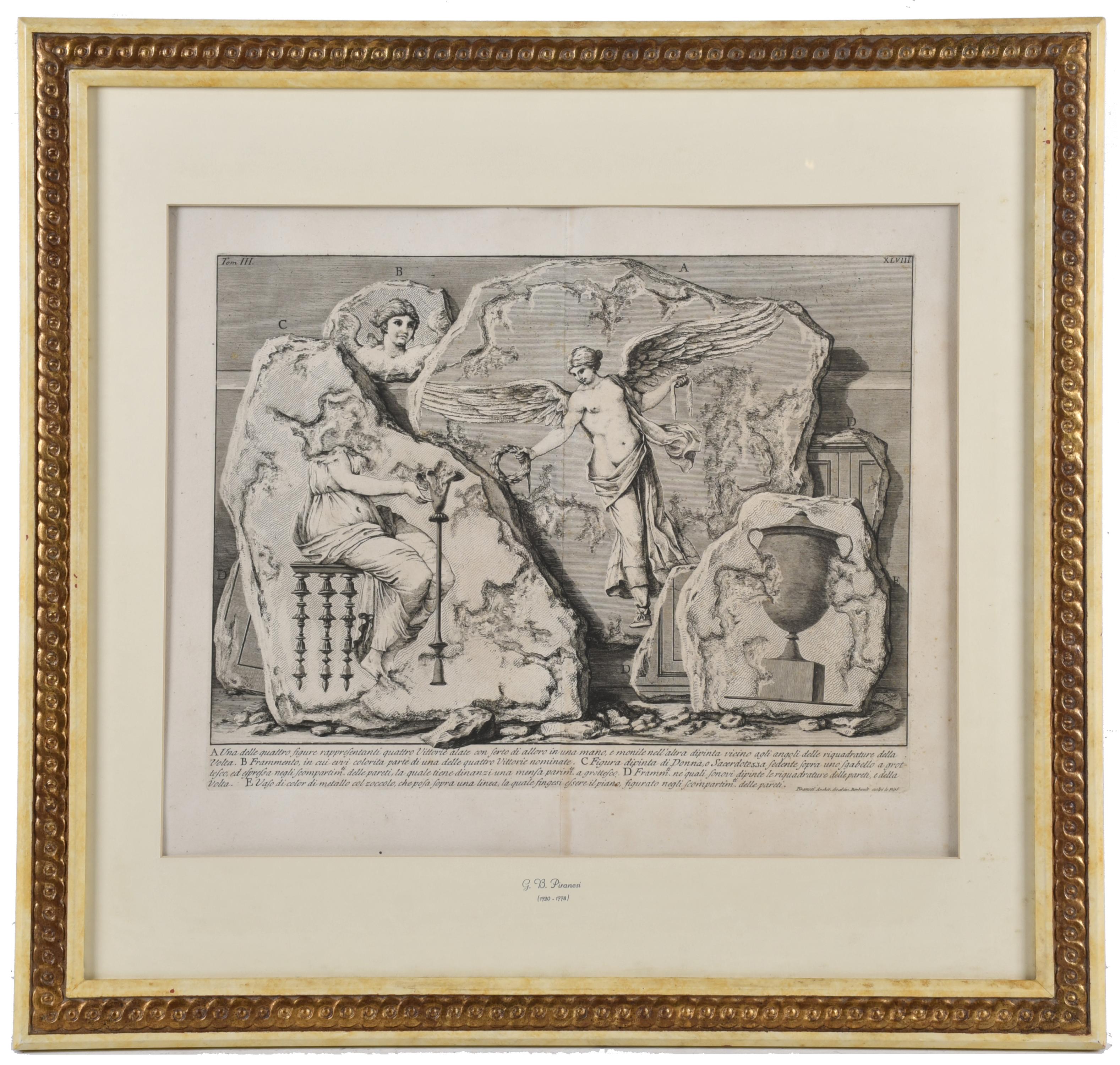 GIOVANNI BATTISTA PIRANESI (1720-1778). "Victoria alada"
