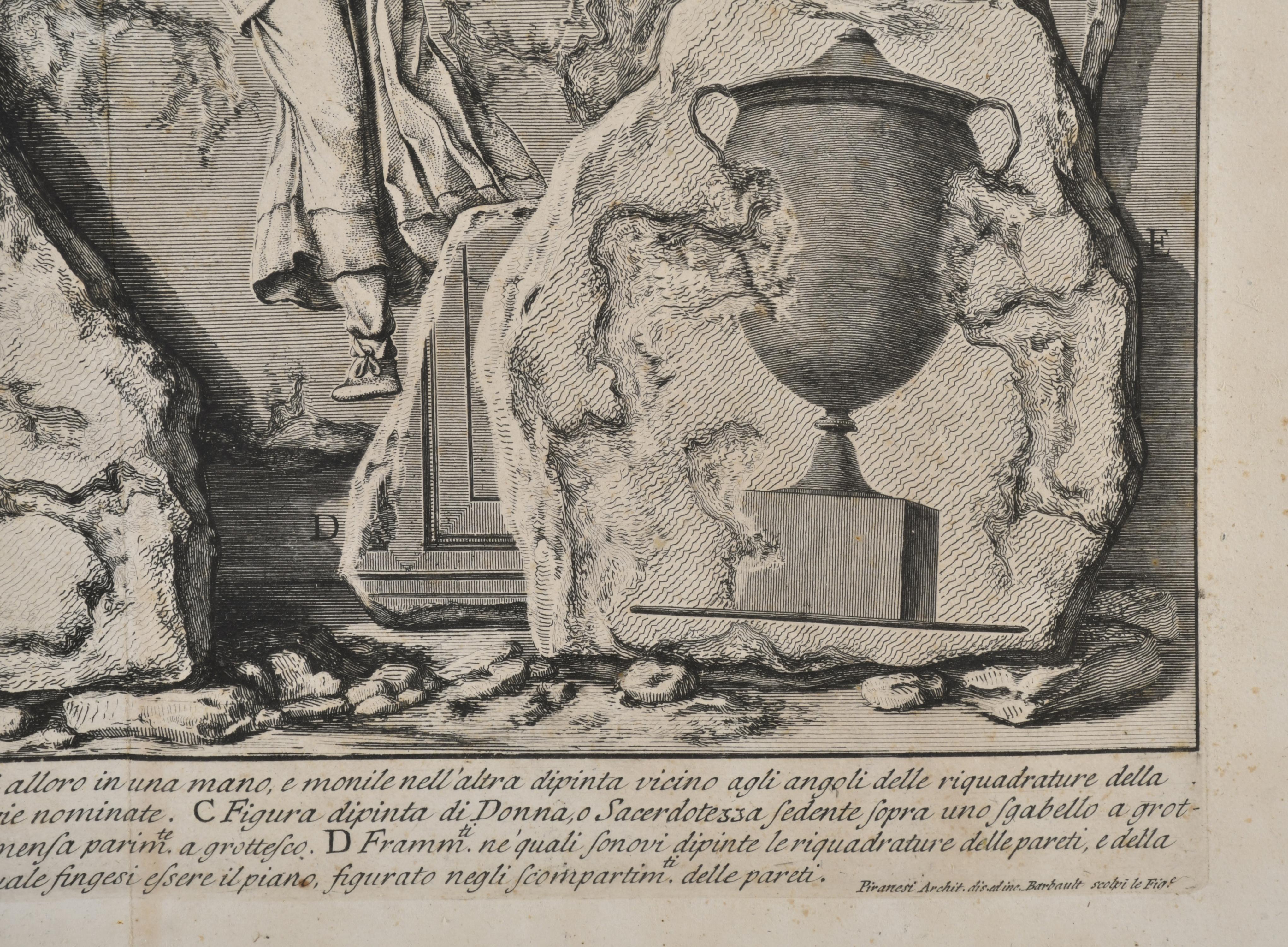 GIOVANNI BATTISTA PIRANESI (1720-1778). "Victoria alada"
