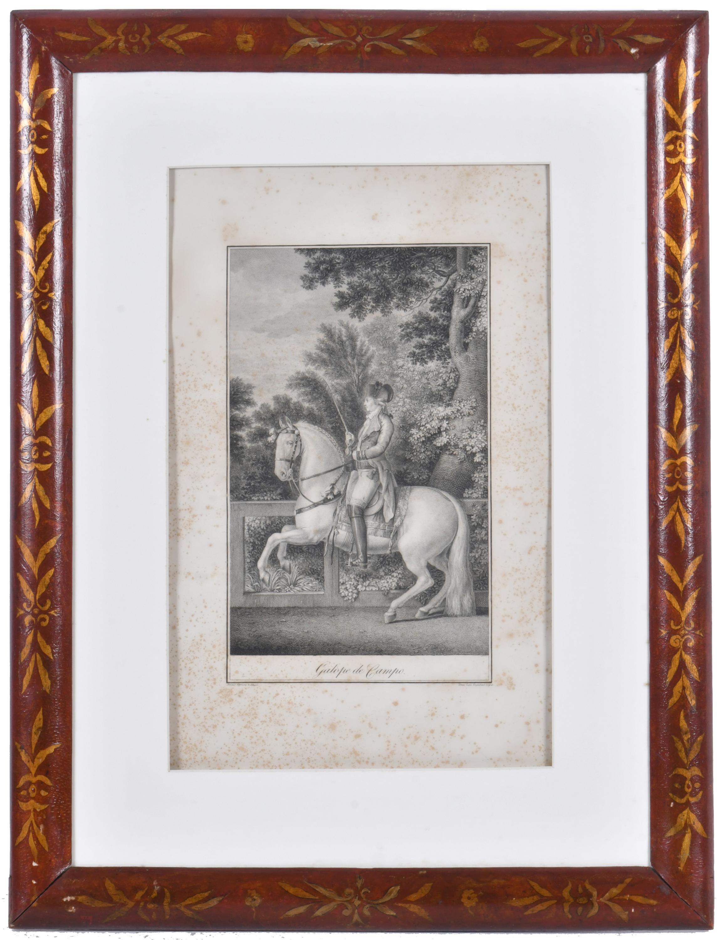 TOMAS LOPEZ ENGUIDANOS (1773-1814).  "Galope de campo", seg