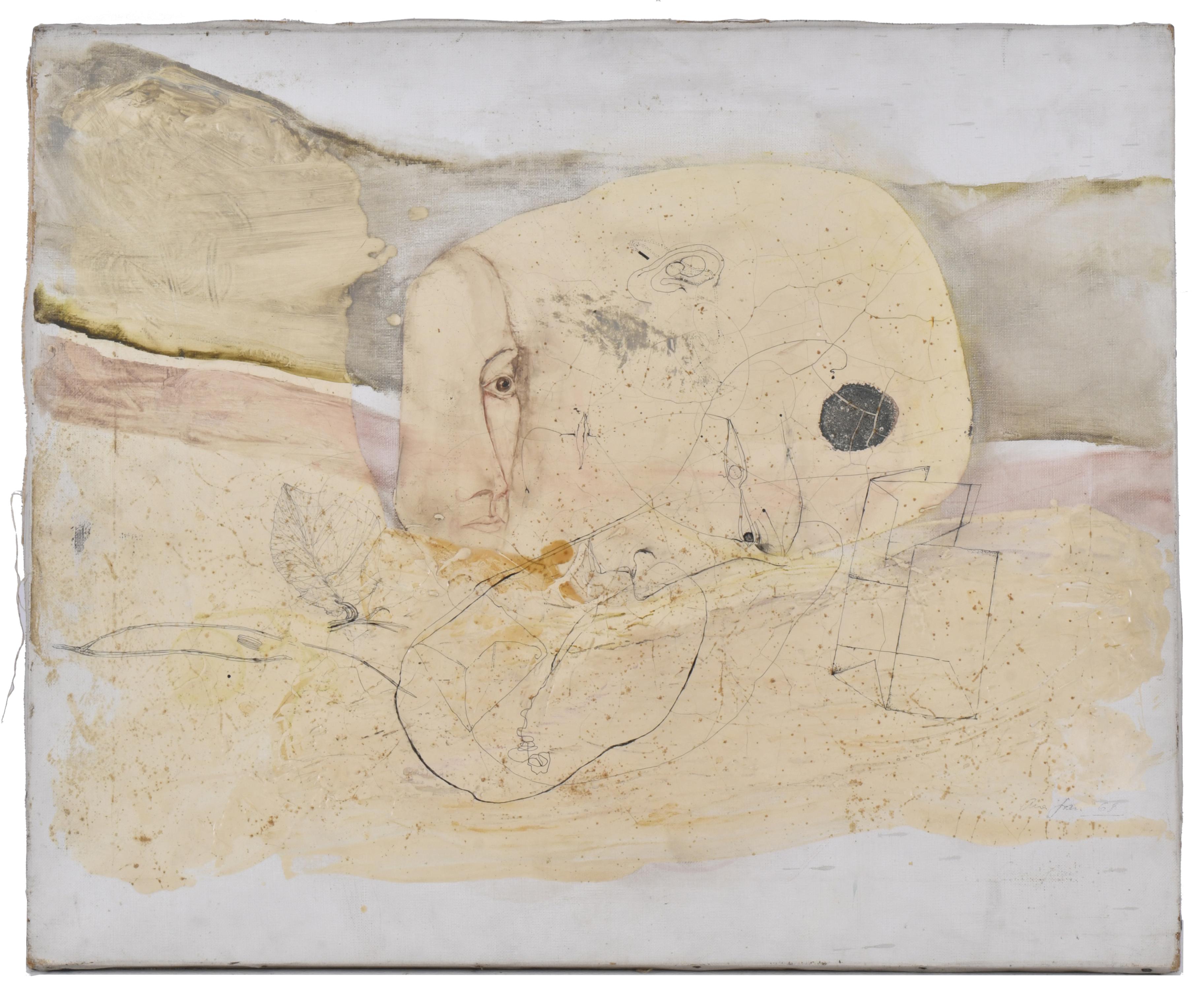 ANNA LENTSCH (1943). "Rostros", 1968.