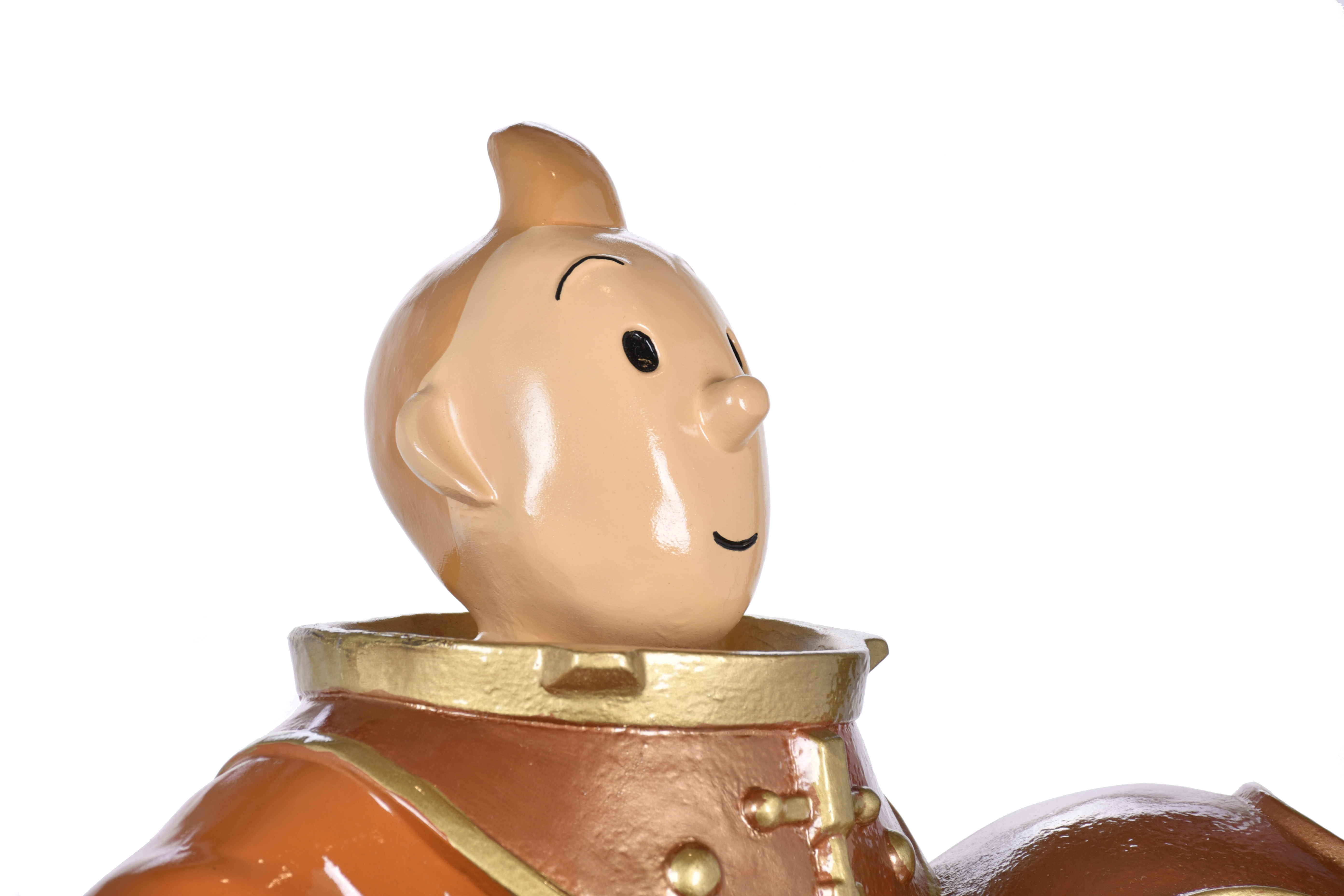 "Tintín buceador".