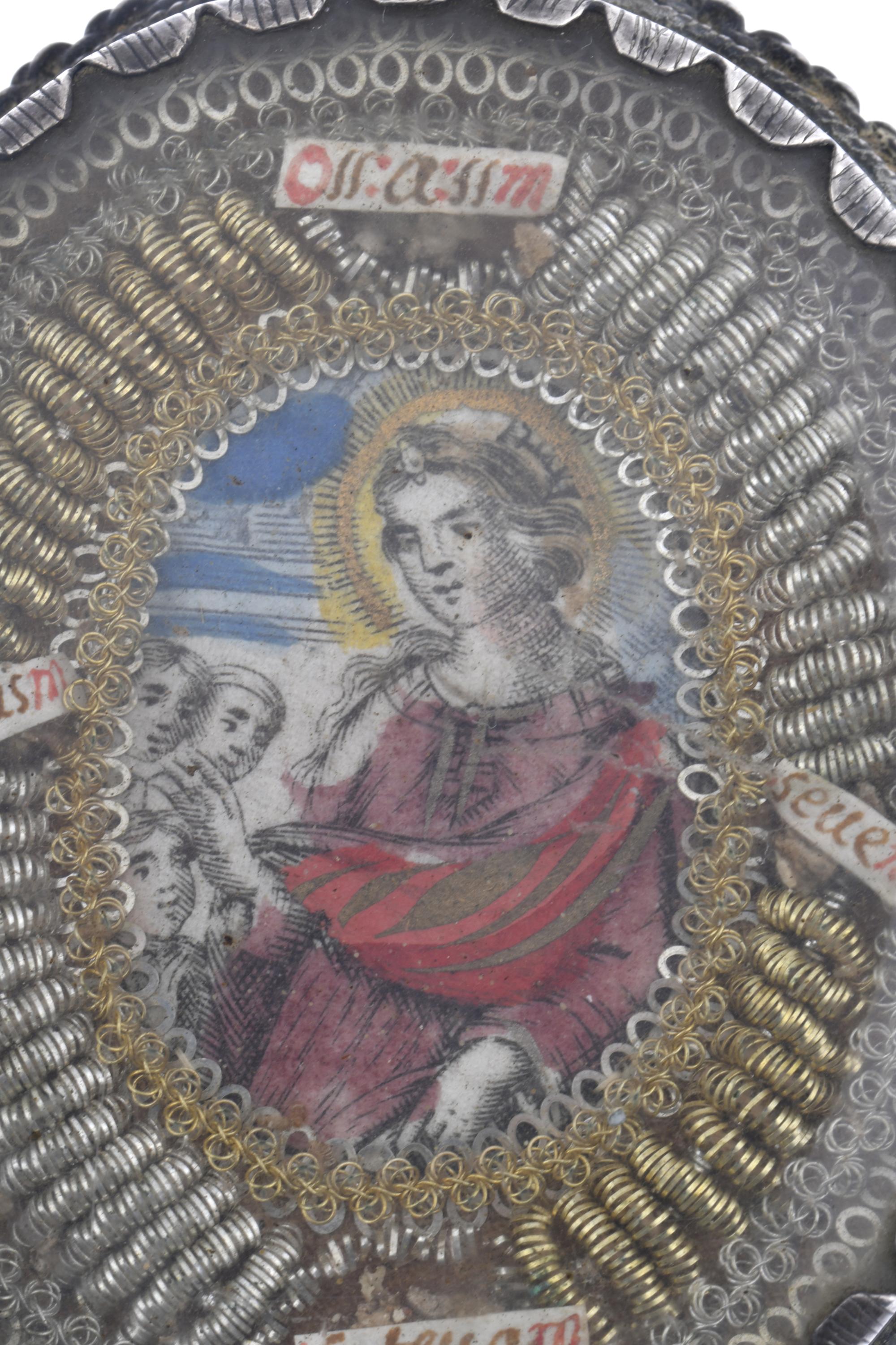 ESCUELA ESPAÑOLA, SIGLO XVII.  Colgante relicario.