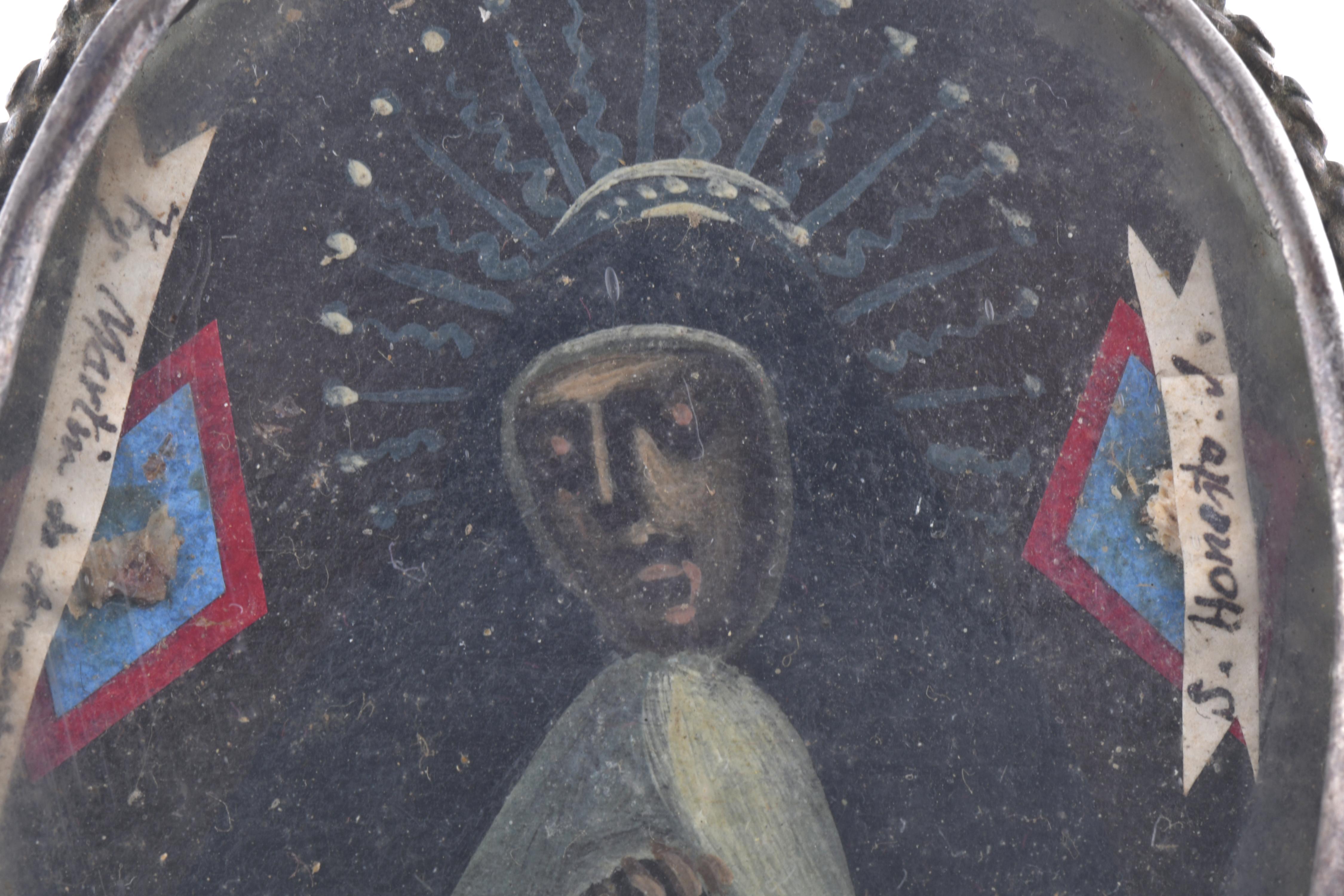 ESCUELA ESPAÑOLA, SIGLO XVII.  Colgante relicario.