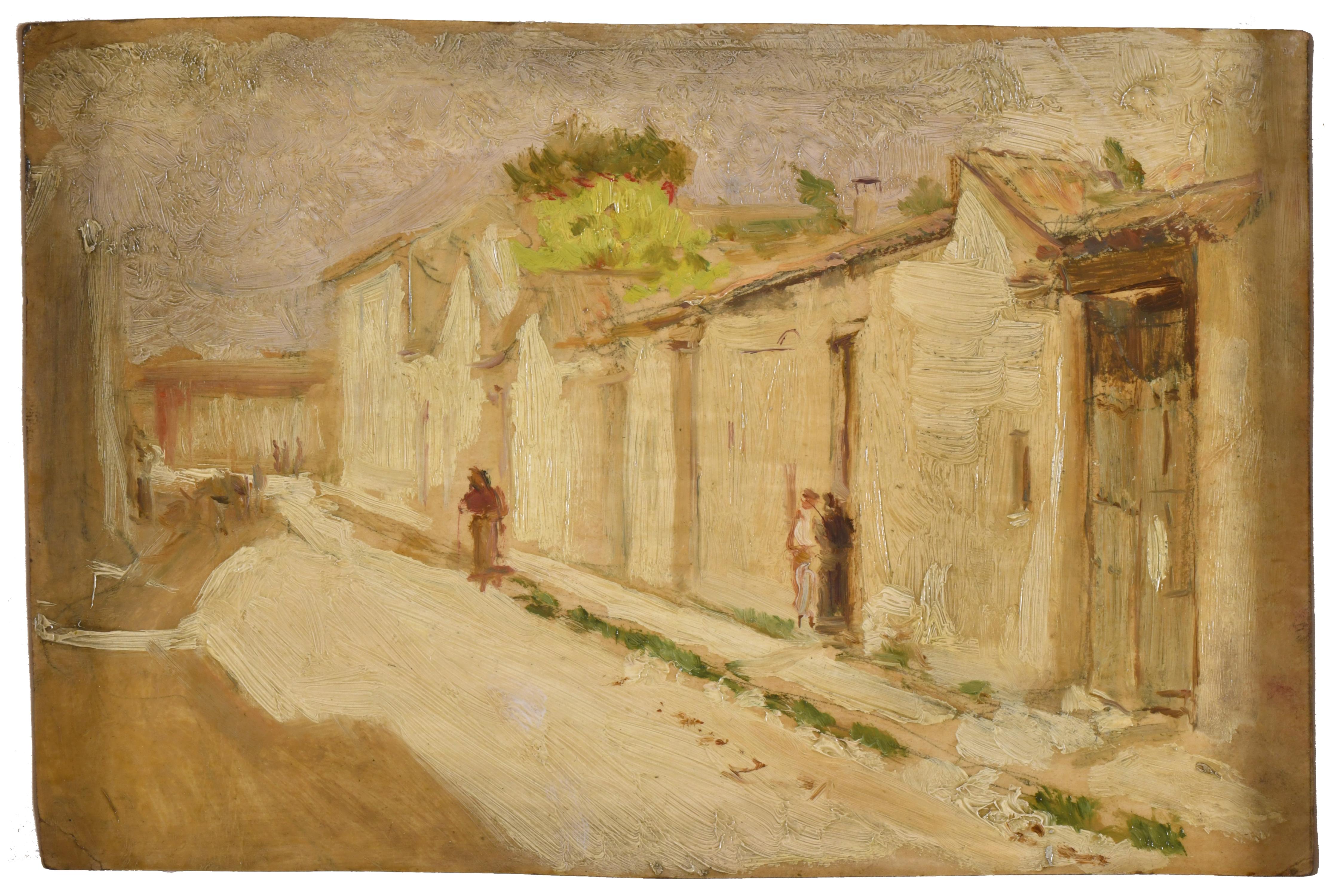 ESCUELA ESPAÑOLA, PPS. SIGLO XX. "Calle".