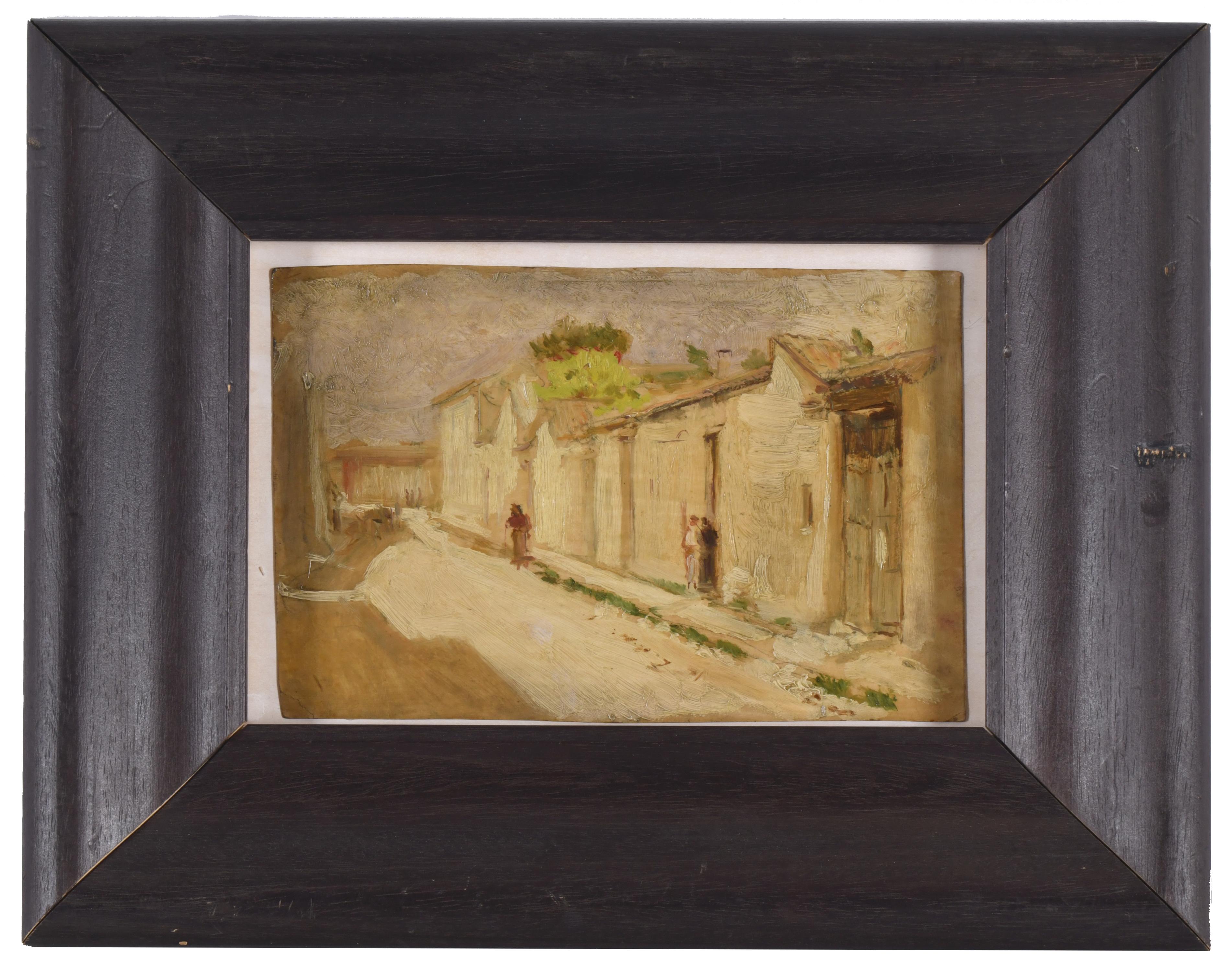ESCUELA ESPAÑOLA, PPS. SIGLO XX. "Calle".
