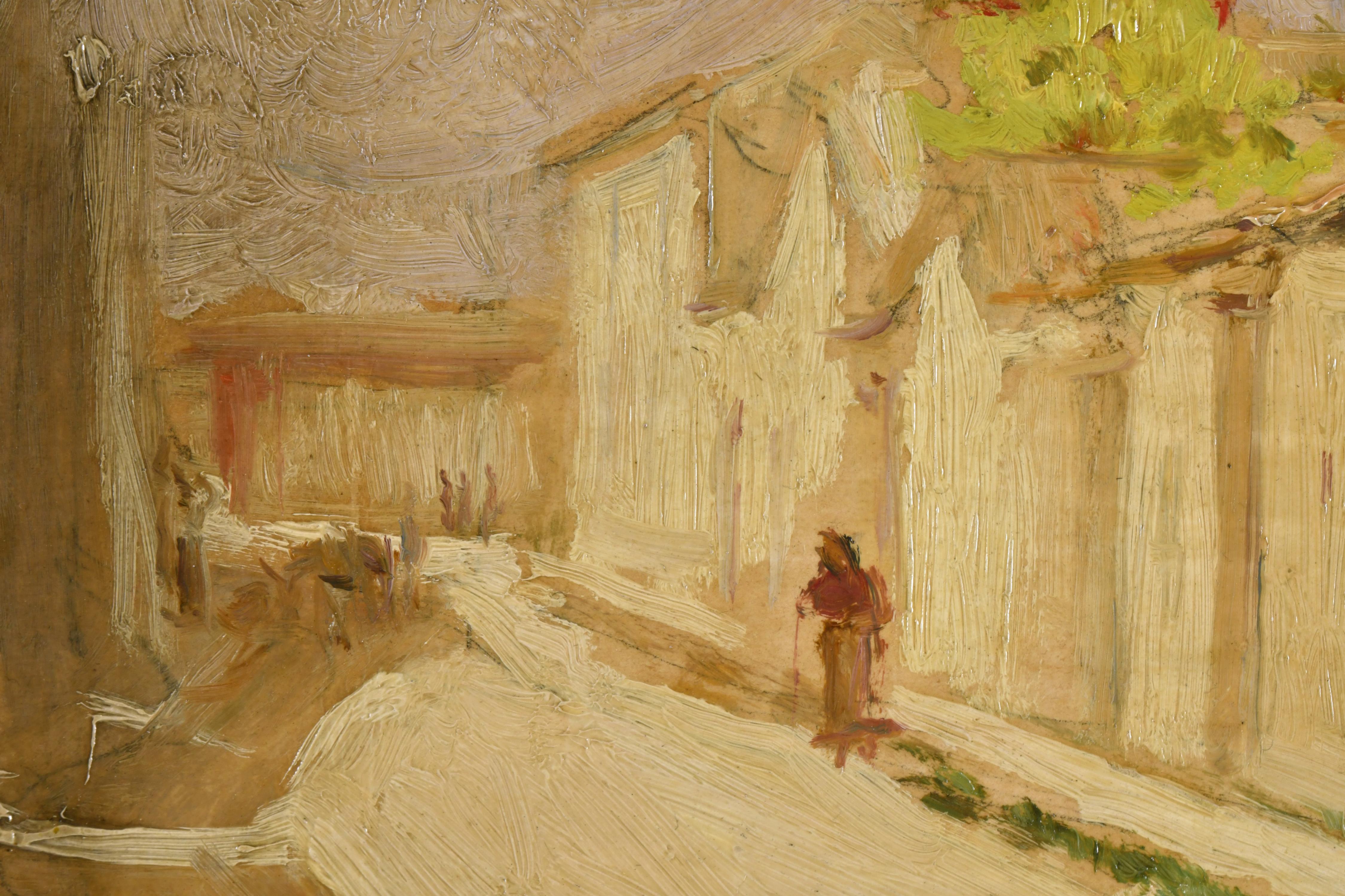 ESCUELA ESPAÑOLA, PPS. SIGLO XX. "Calle".