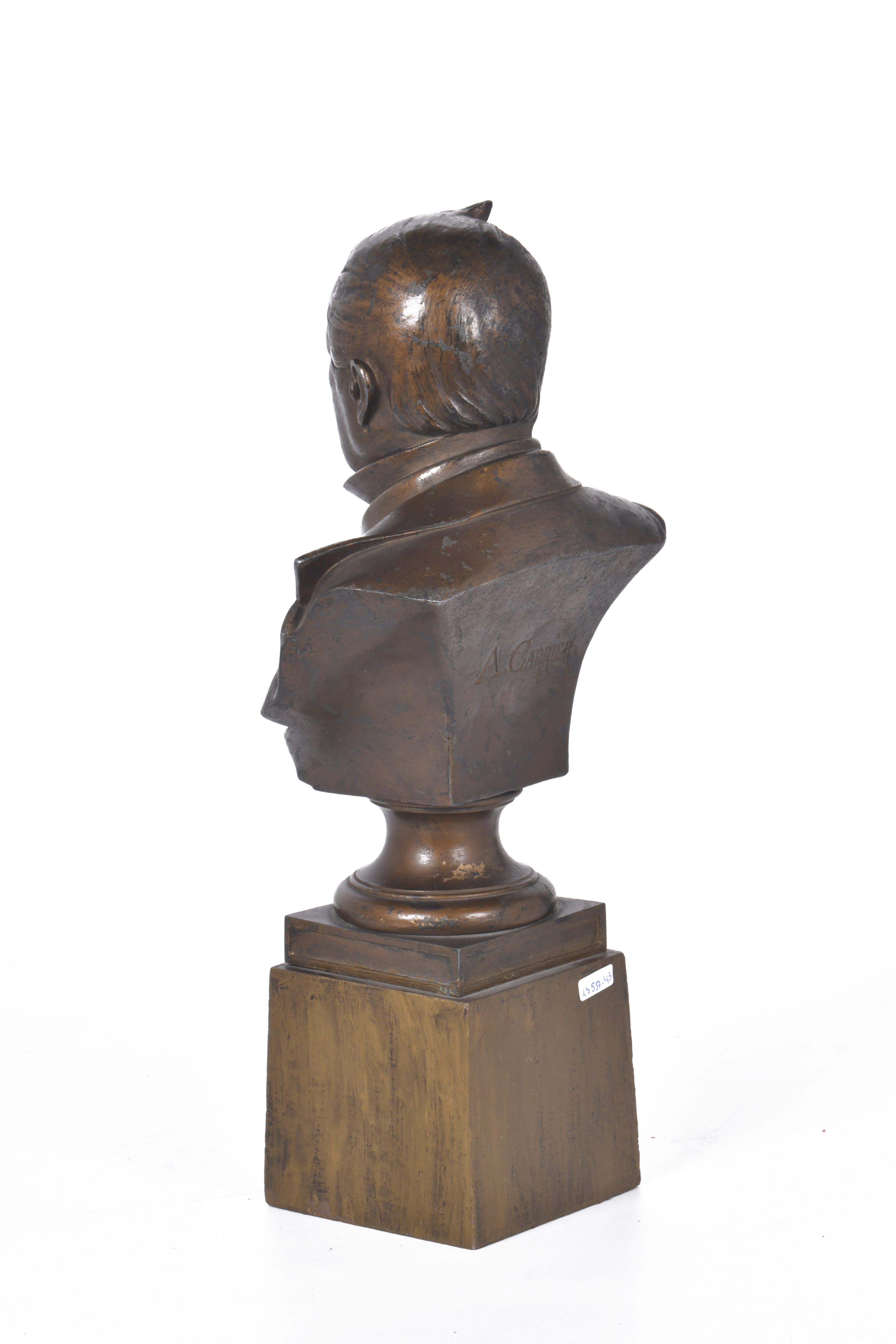 ESCUELA FRANCESA, SIGLO XIX. "Busto de Adolphe Thiers".