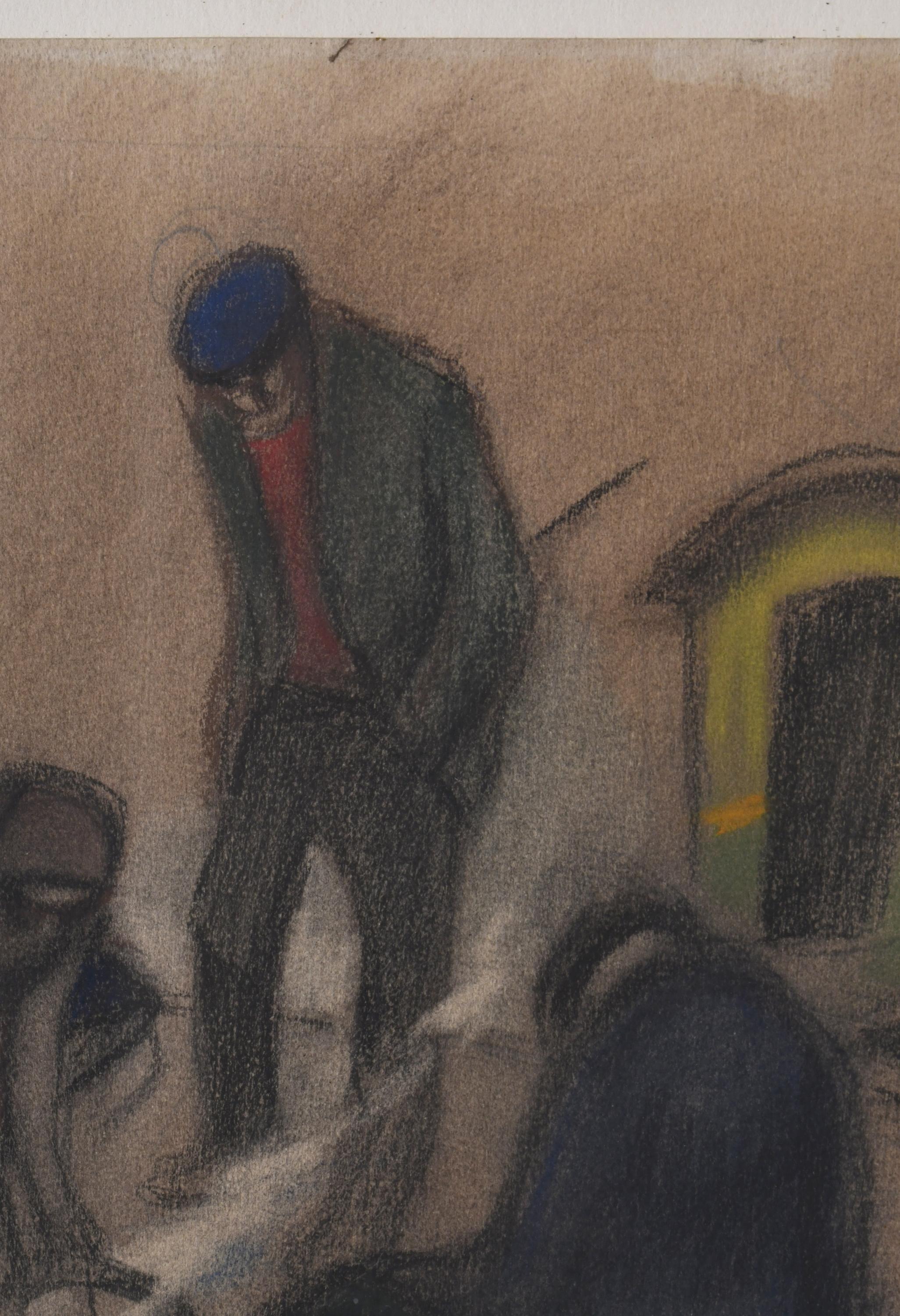 ALFRED OPISSO CARDONA (1907-1980). "Caravana".