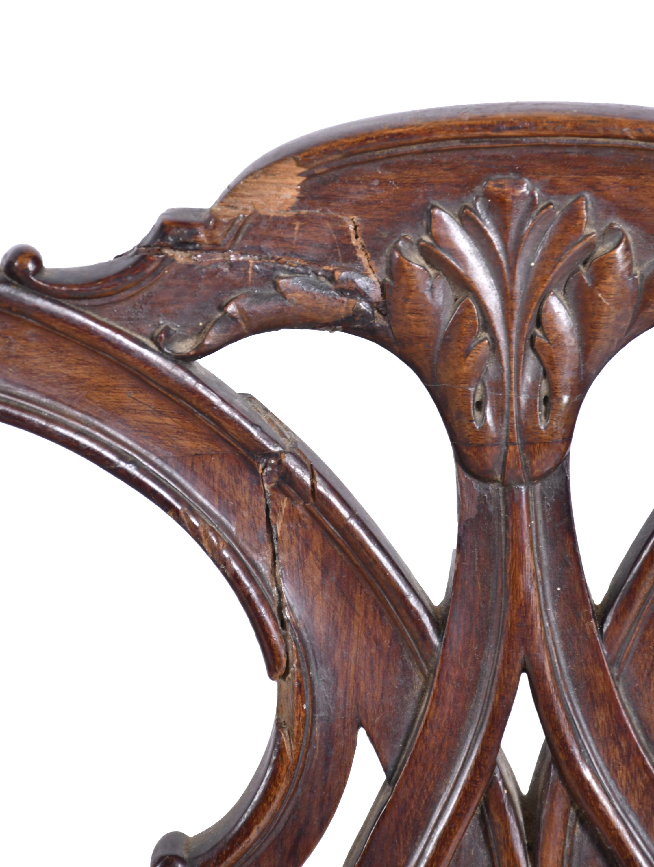 SIGUIENDO MODELOS DE THOMAS CHIPPENDALE (1718 - 1779). Conj