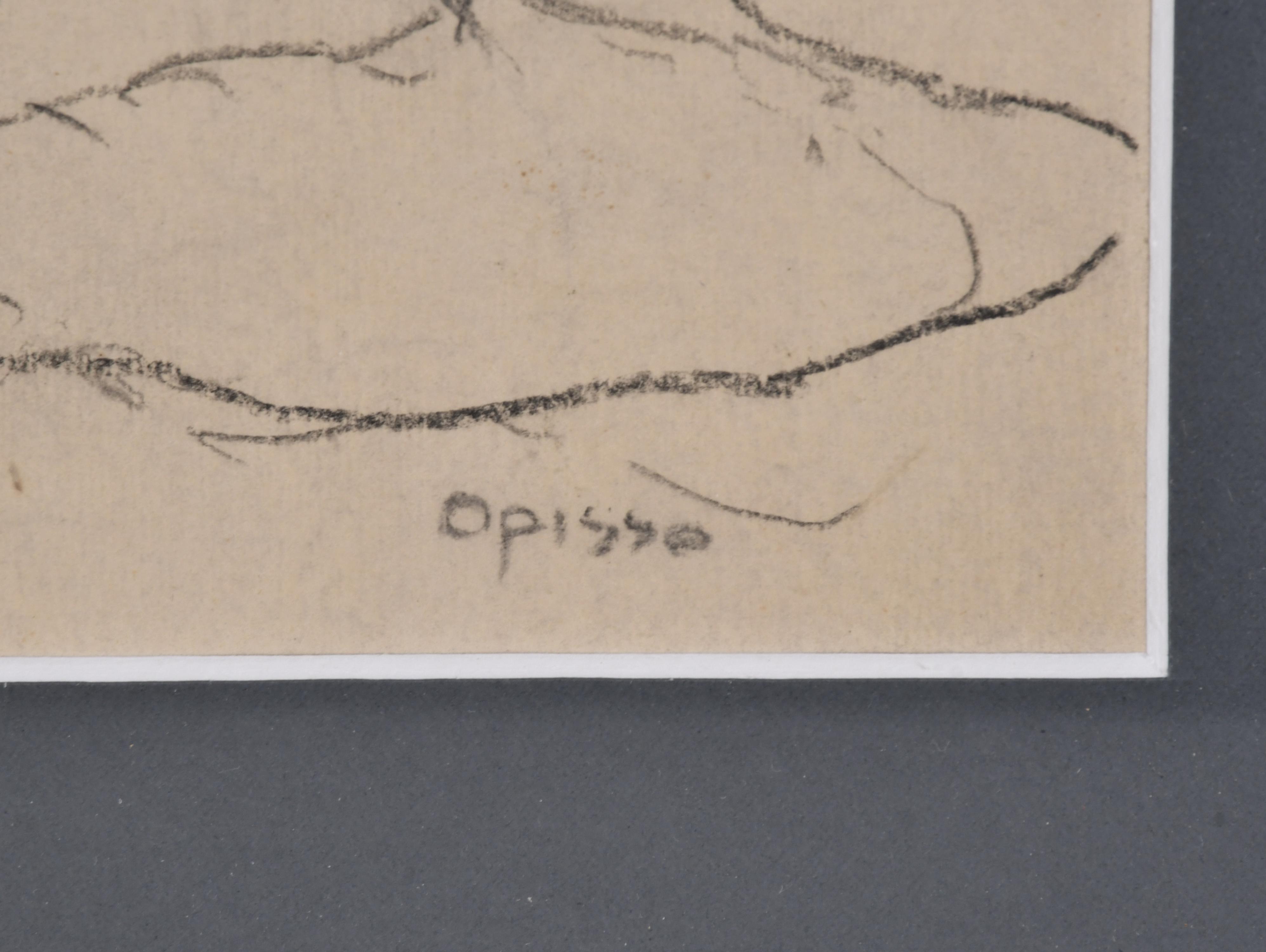 RICARD OPISSO (1880-1966). "Gitanilla con perro".