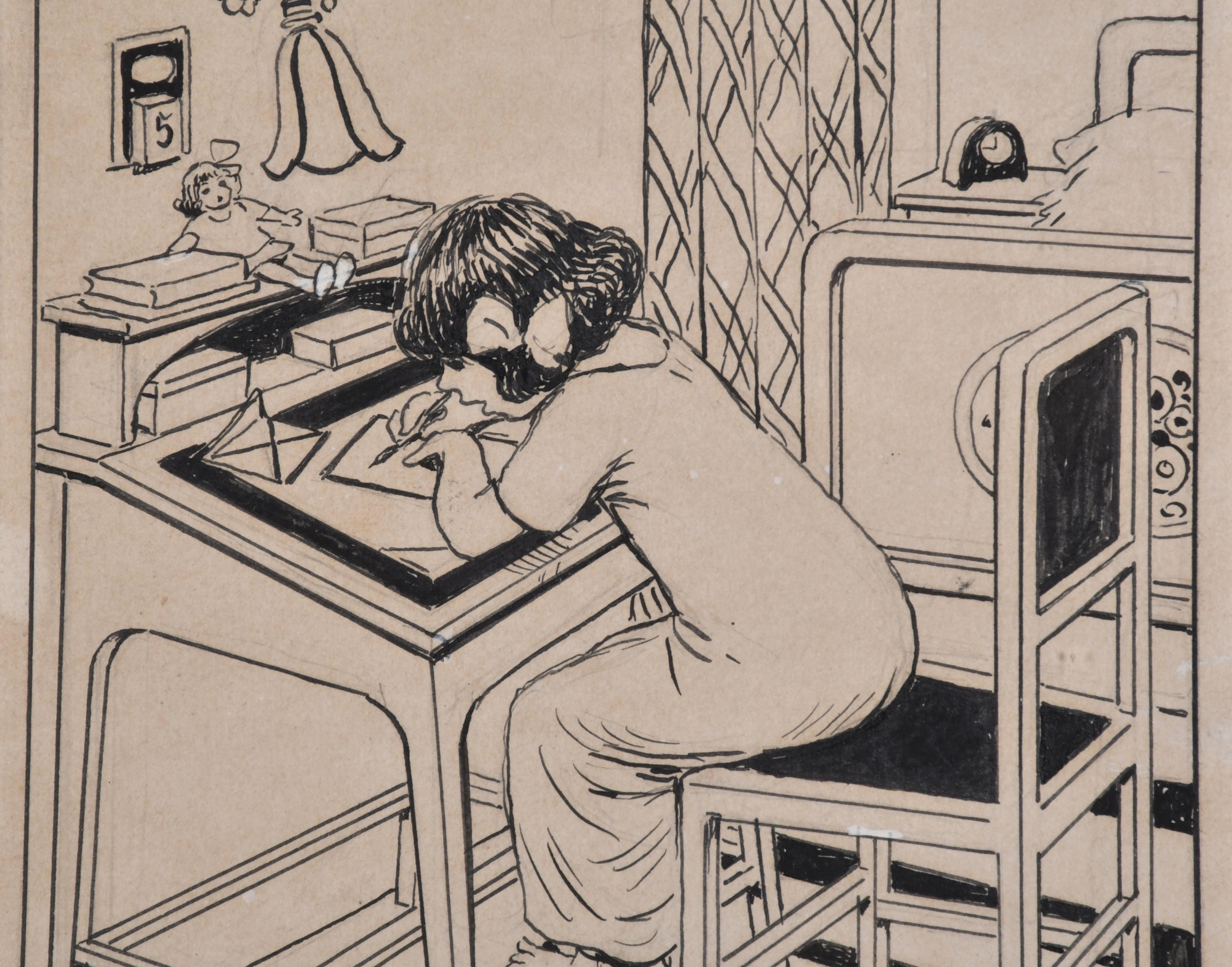 RICARD OPISSO (1880-1966). "La primera lletra", circa 1920.