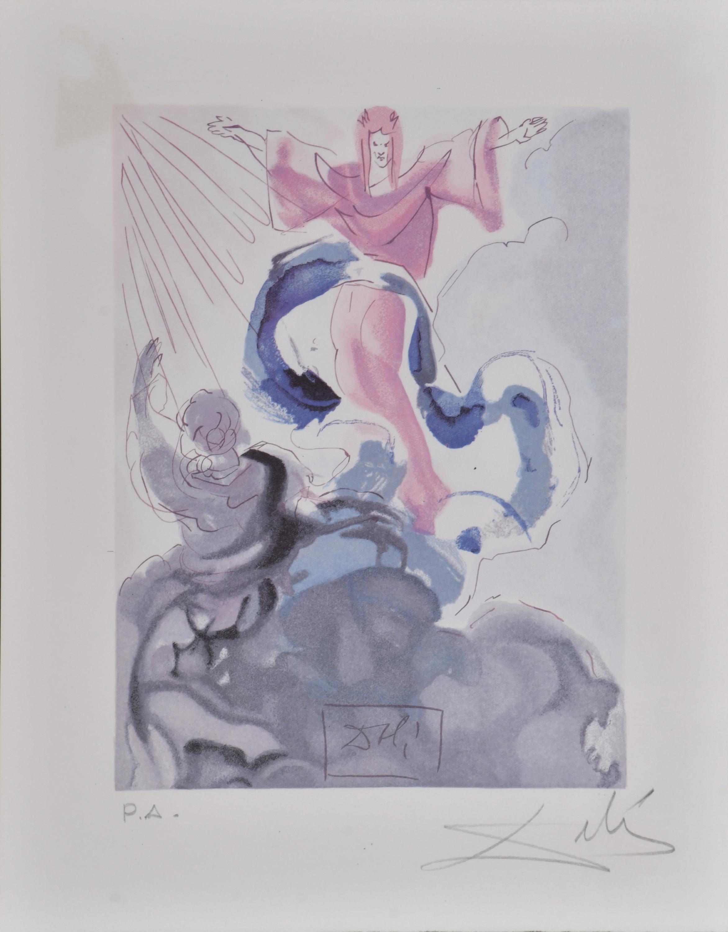 SALVADOR DALÍ I DOMÈNECH (1904-1989). Conjunto de 4 litogra