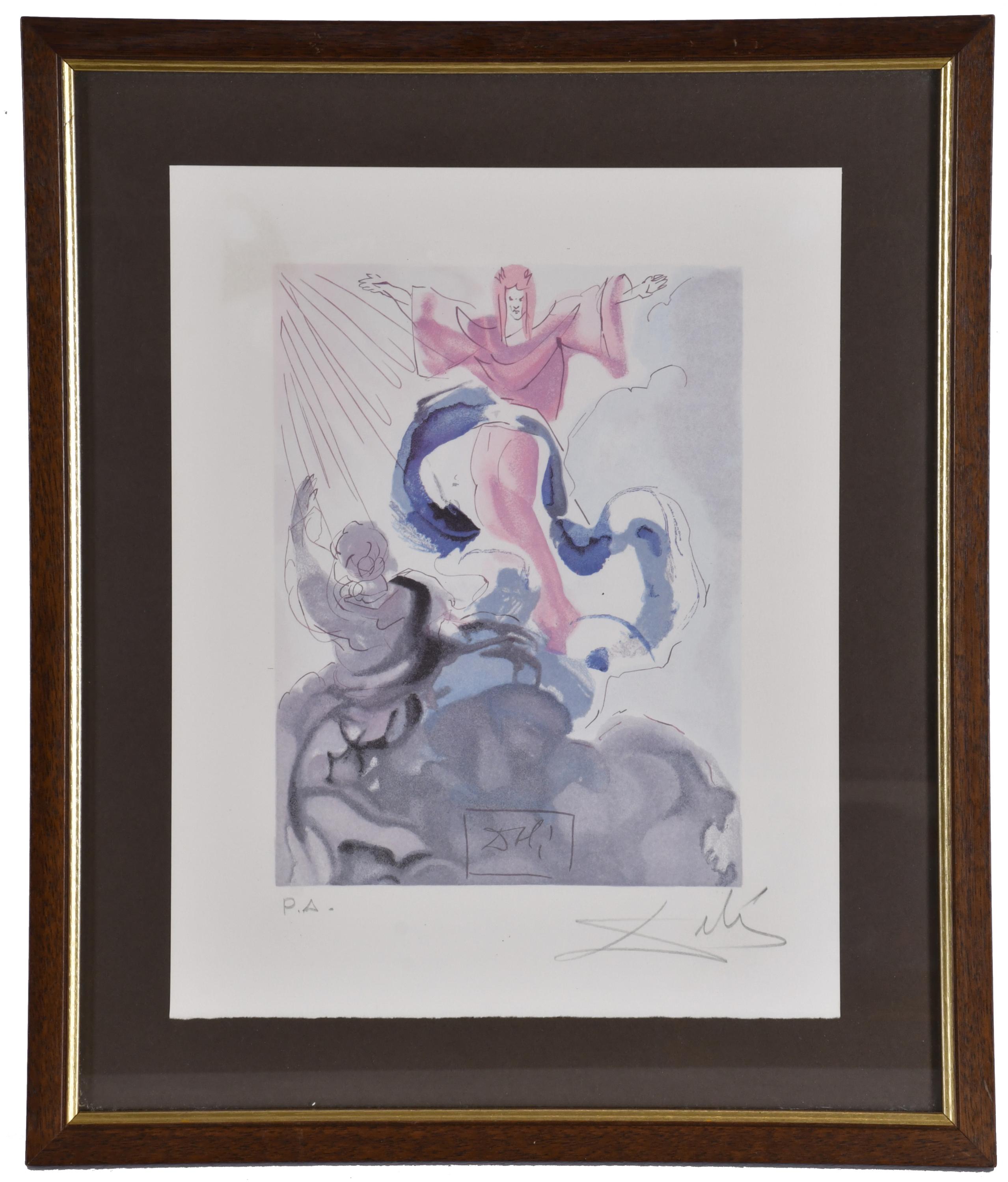SALVADOR DALÍ I DOMÈNECH (1904-1989). Conjunto de 4 litogra