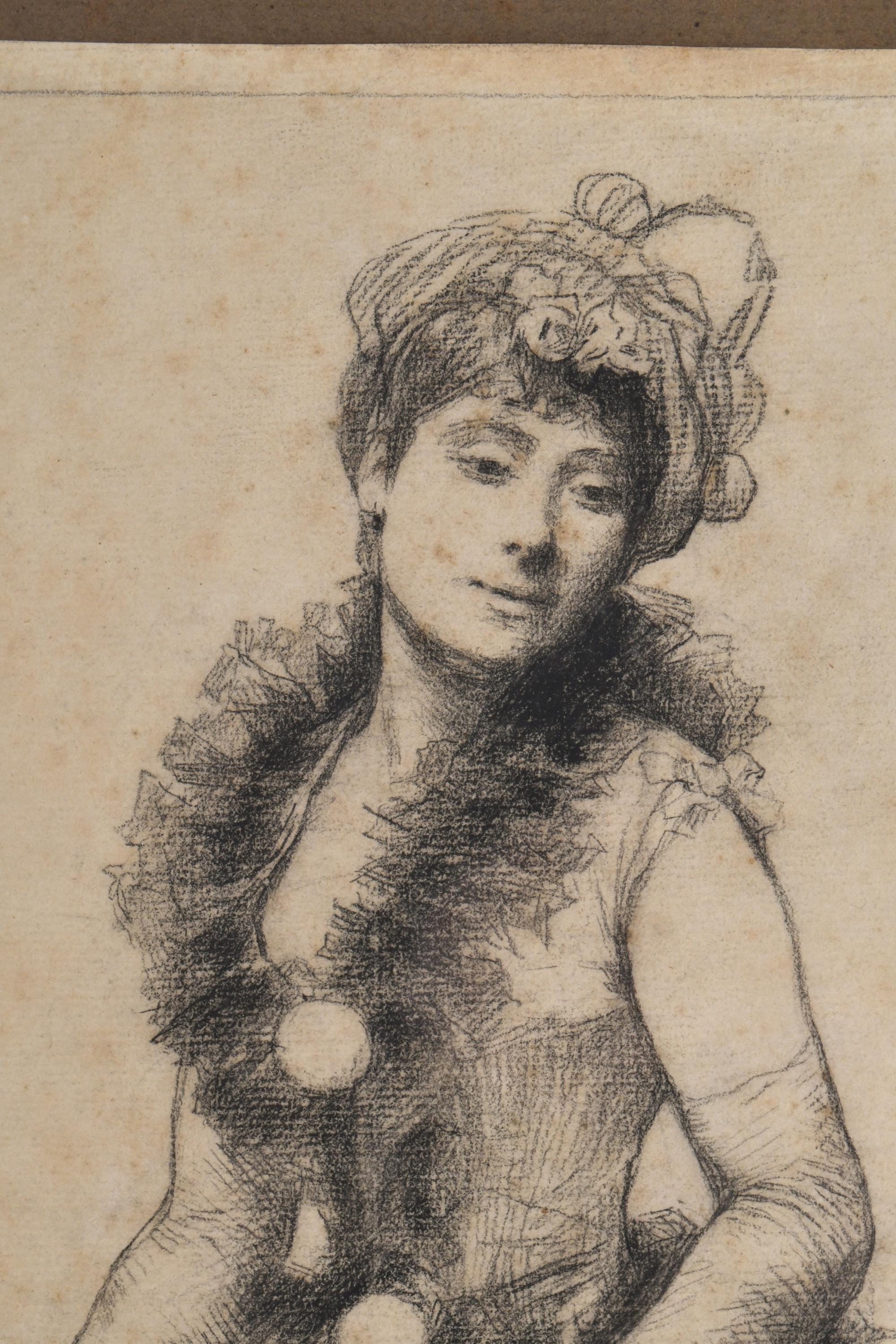 JOSEP MARIA TAMBURINI I DALMAU (1856-1932). "Figura femenin