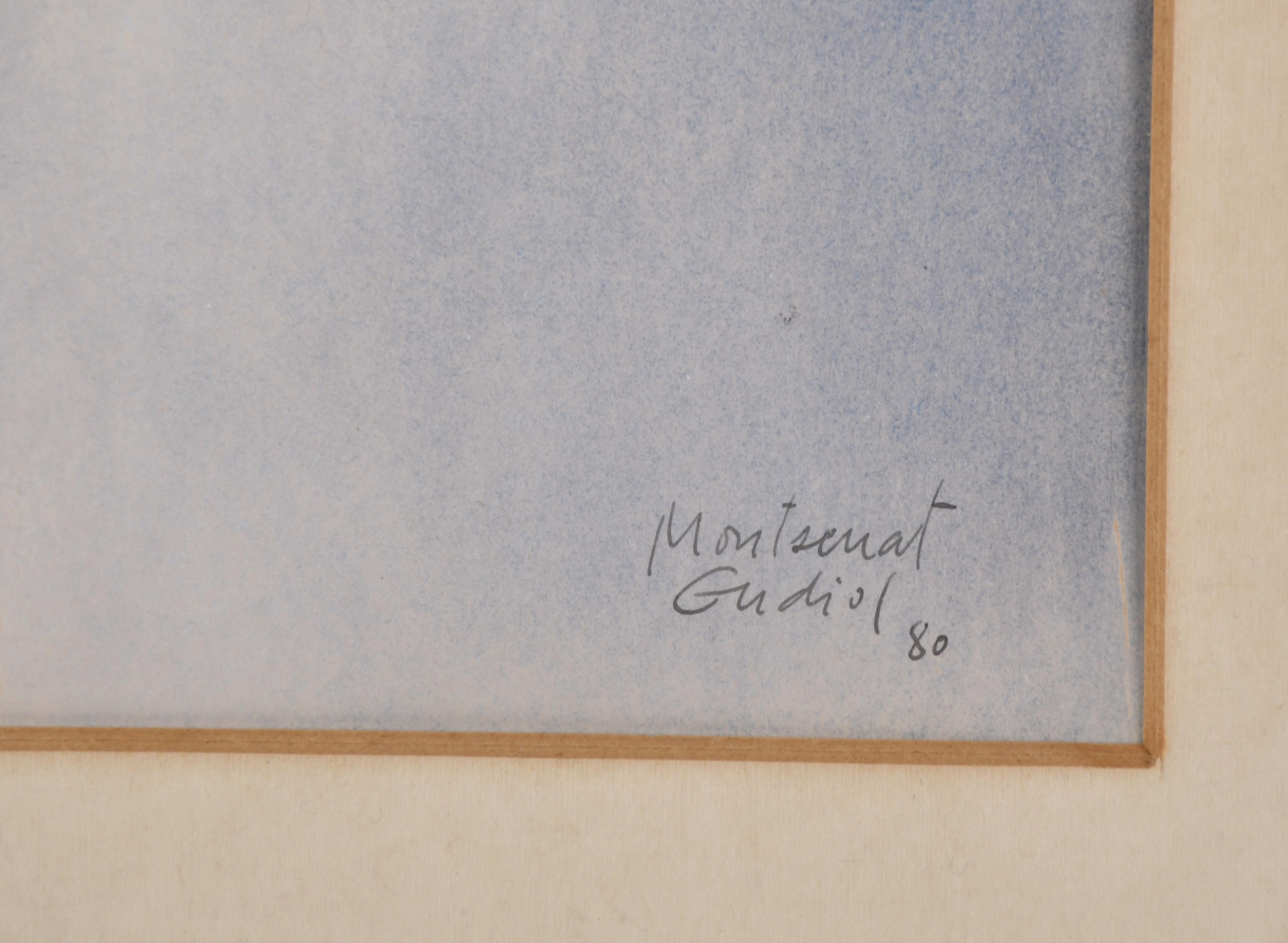 MONTSERRAT GUDIOL (1933-2015). "Retrato femenino", 1980.