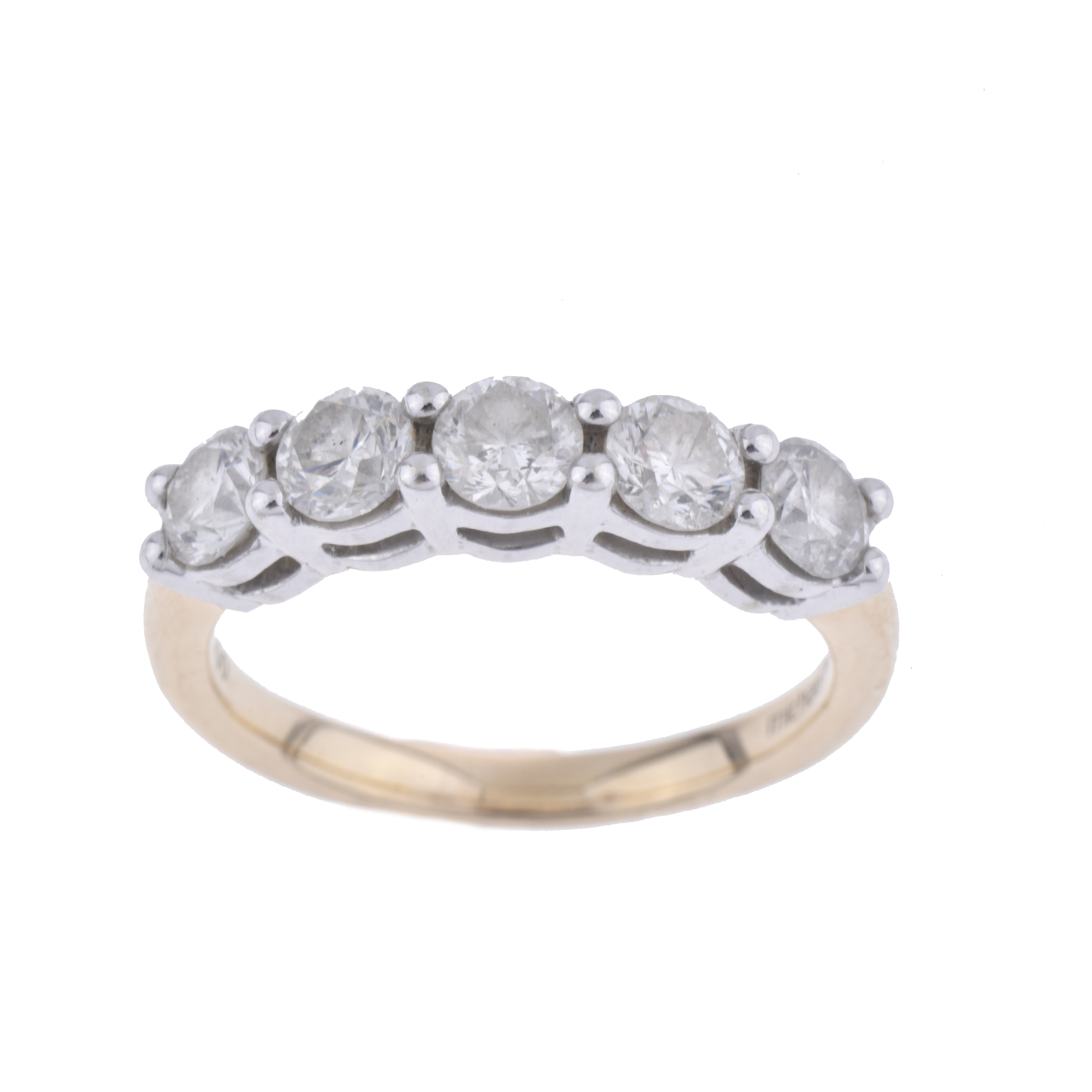 Anillo cinquillo con diamantes. Michael Hill.
