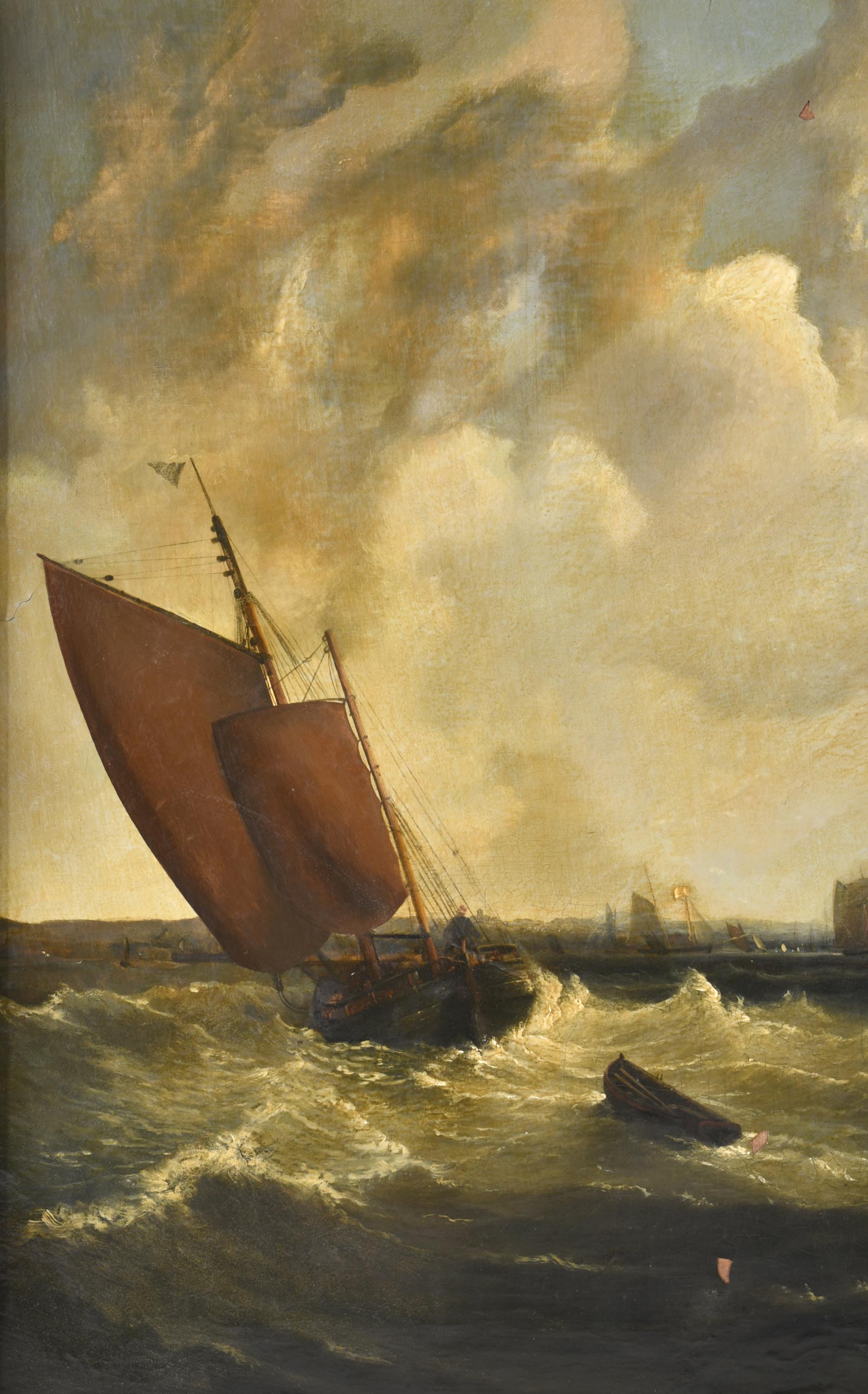 ESCUELA INGLESA, SIGLO XVIII-XIX. "Marina".