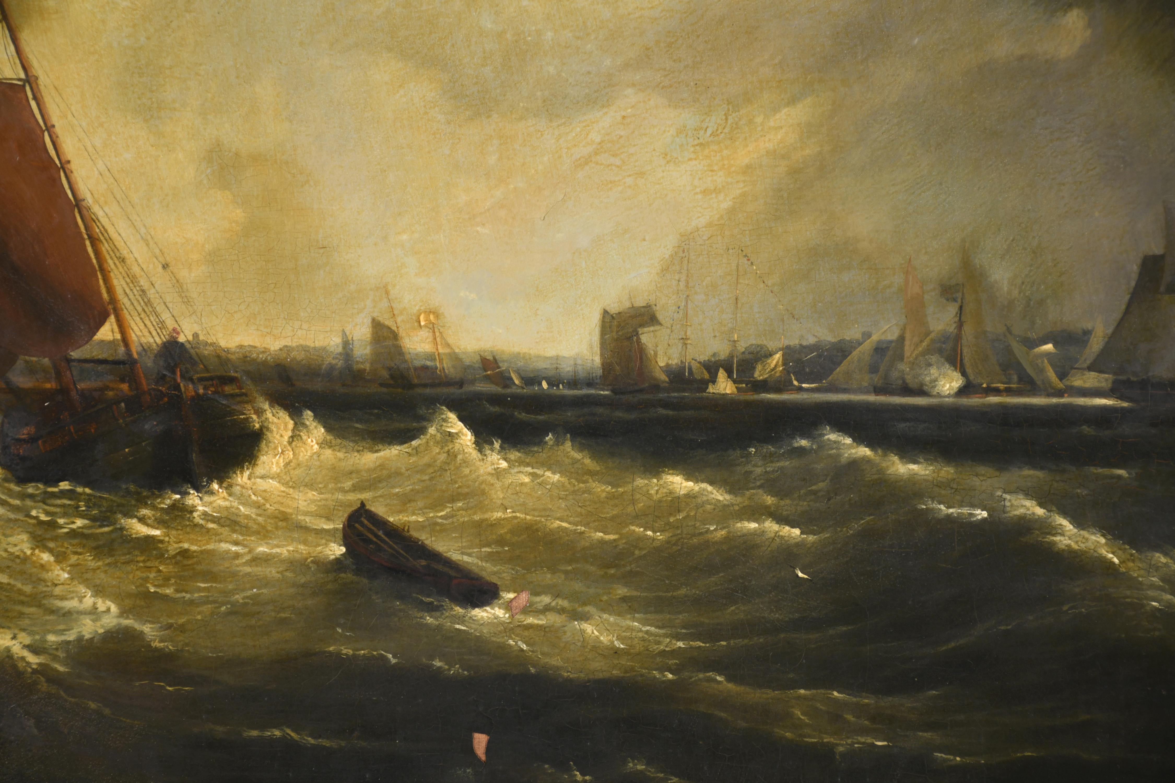 ESCUELA INGLESA, SIGLO XVIII-XIX. "Marina".