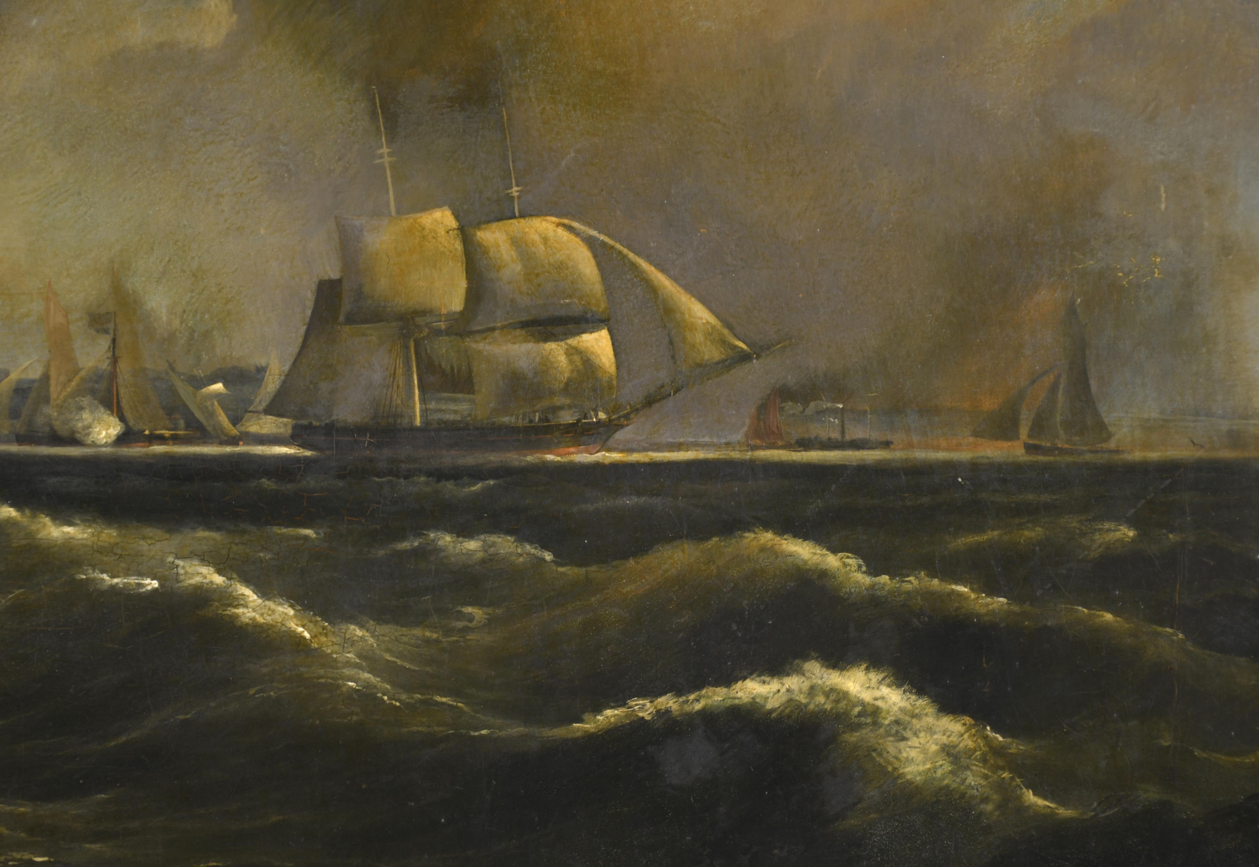 ESCUELA INGLESA, SIGLO XVIII-XIX. "Marina".