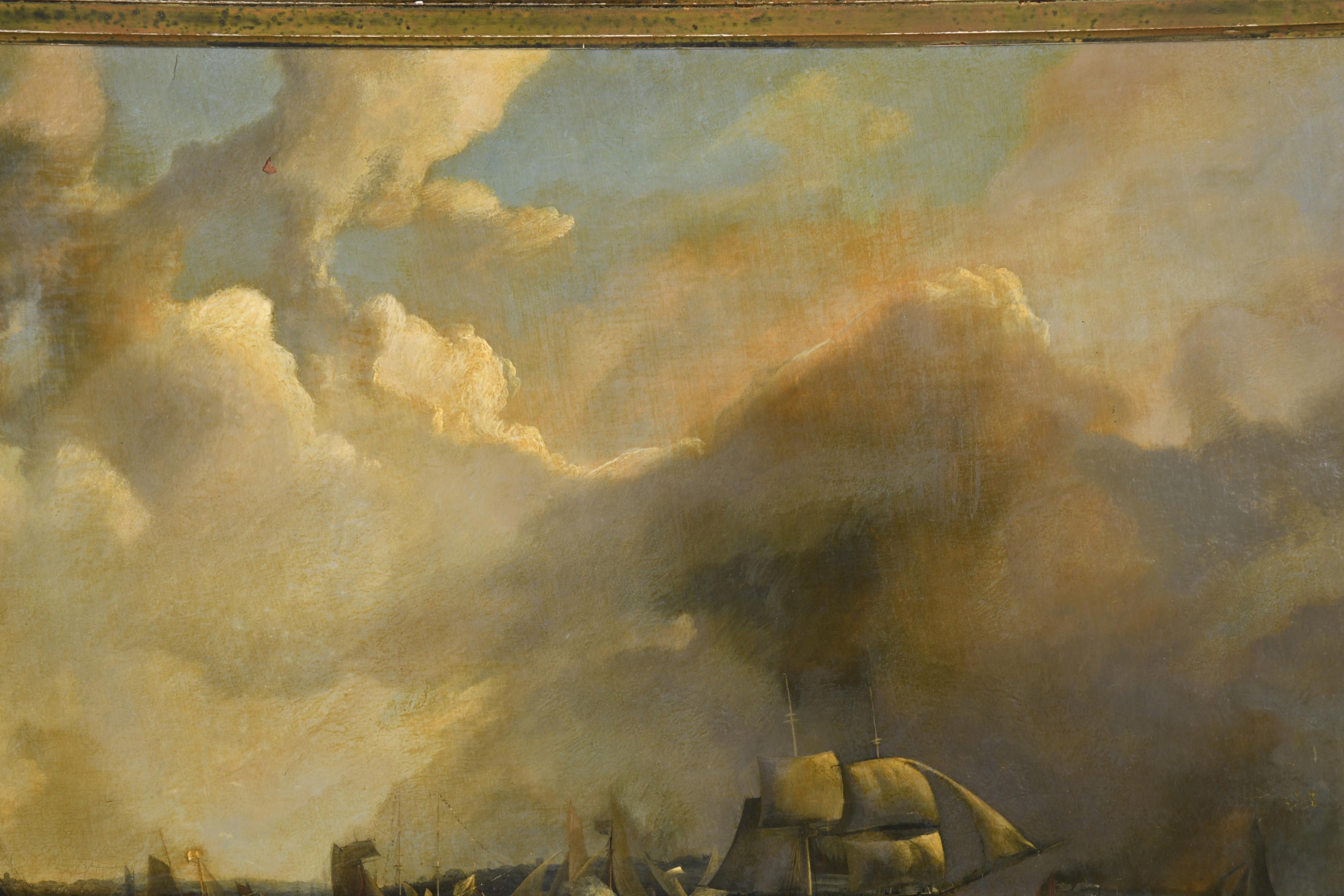 ESCUELA INGLESA, SIGLO XVIII-XIX. "Marina".