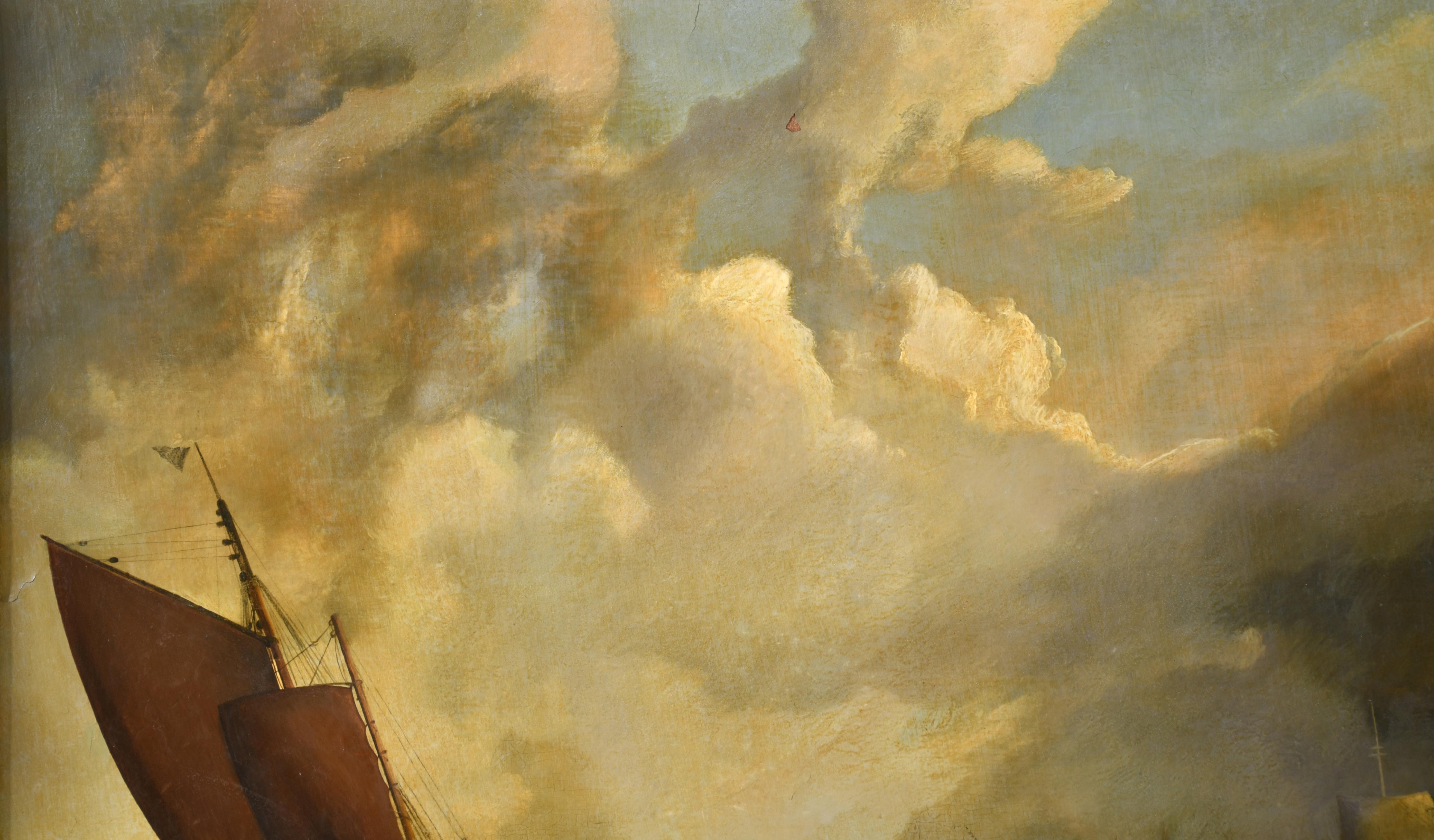 ESCUELA INGLESA, SIGLO XVIII-XIX. "Marina".