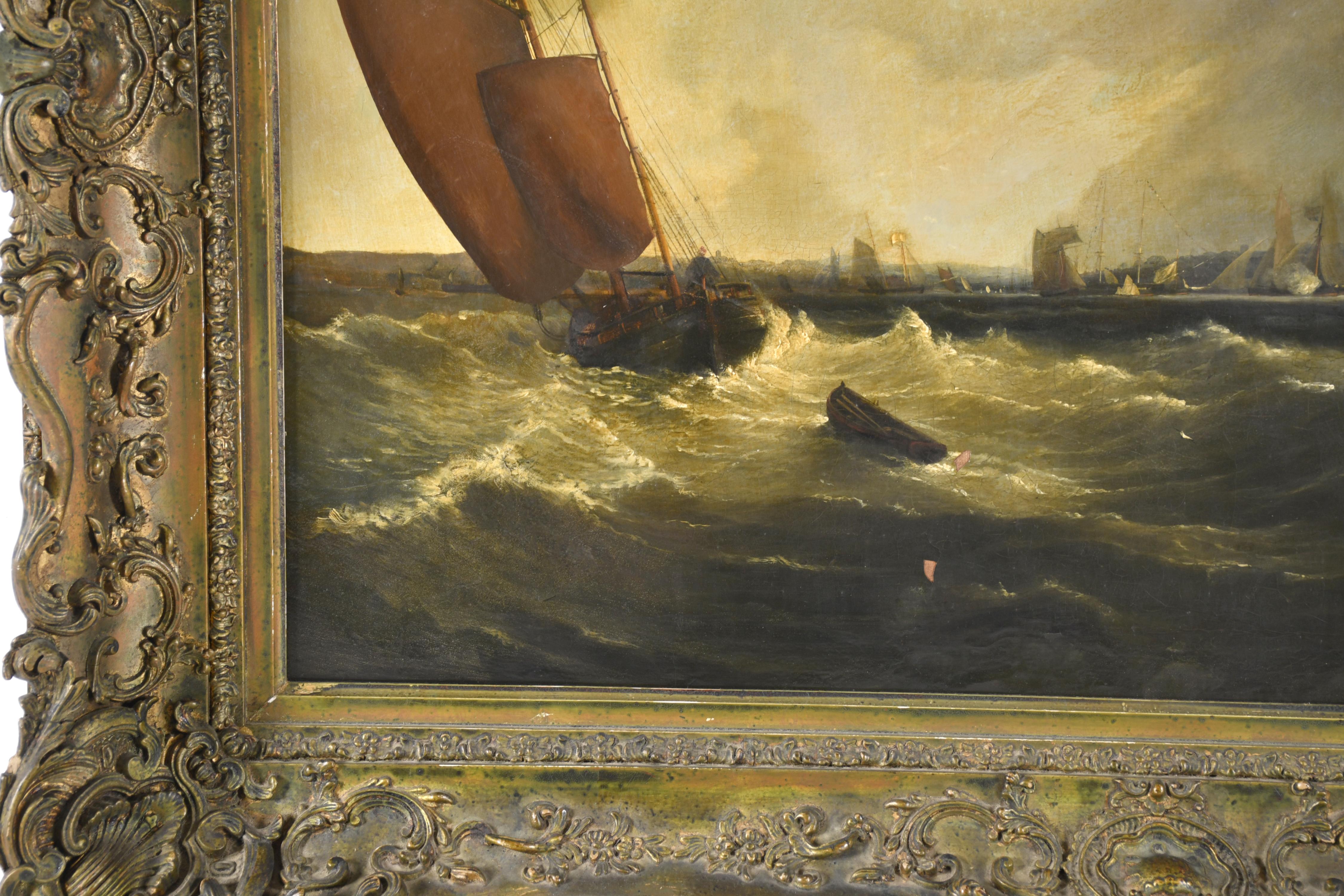 ESCUELA INGLESA, SIGLO XVIII-XIX. "Marina".