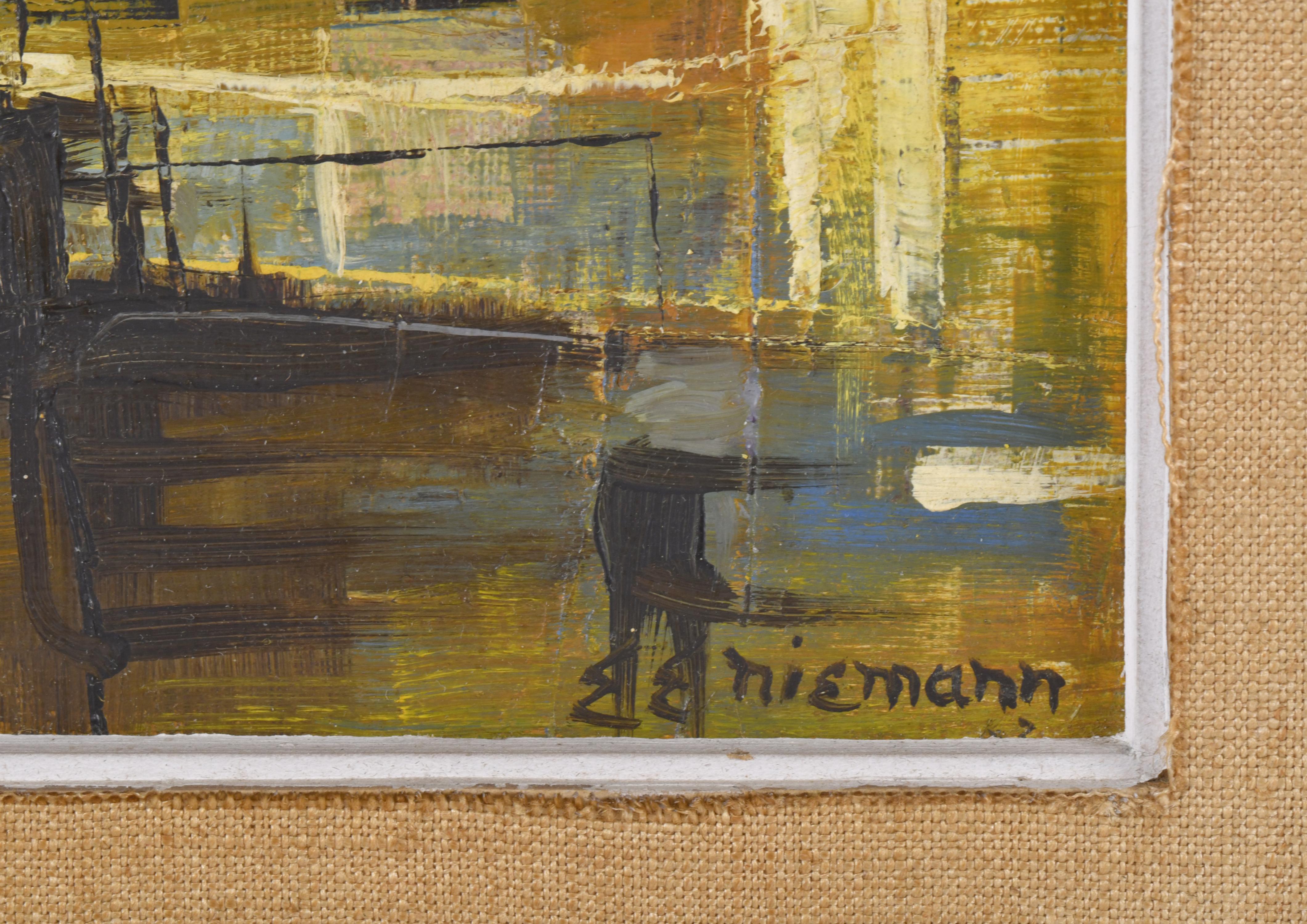 EDMUND E. NIEMANN (1909-2005).  "Golden morning".