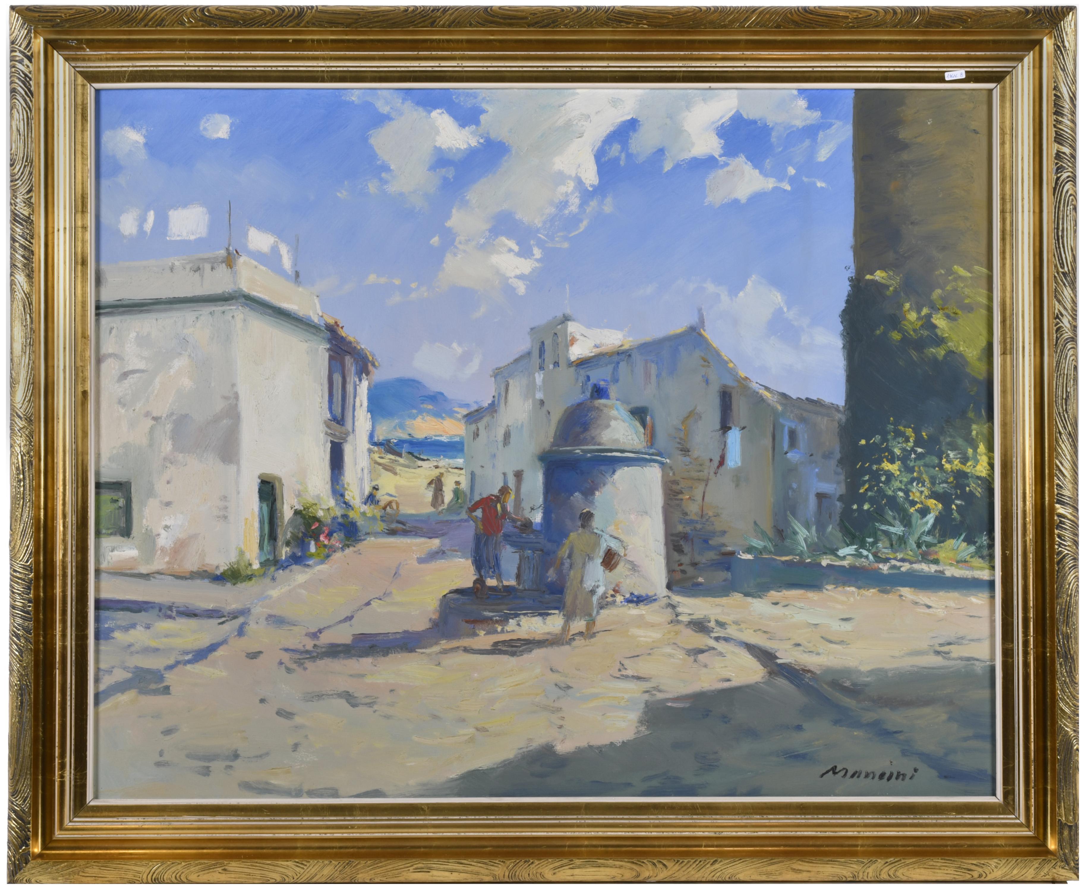 RUGGIERO MANCINI (XX).  "Pueblo".