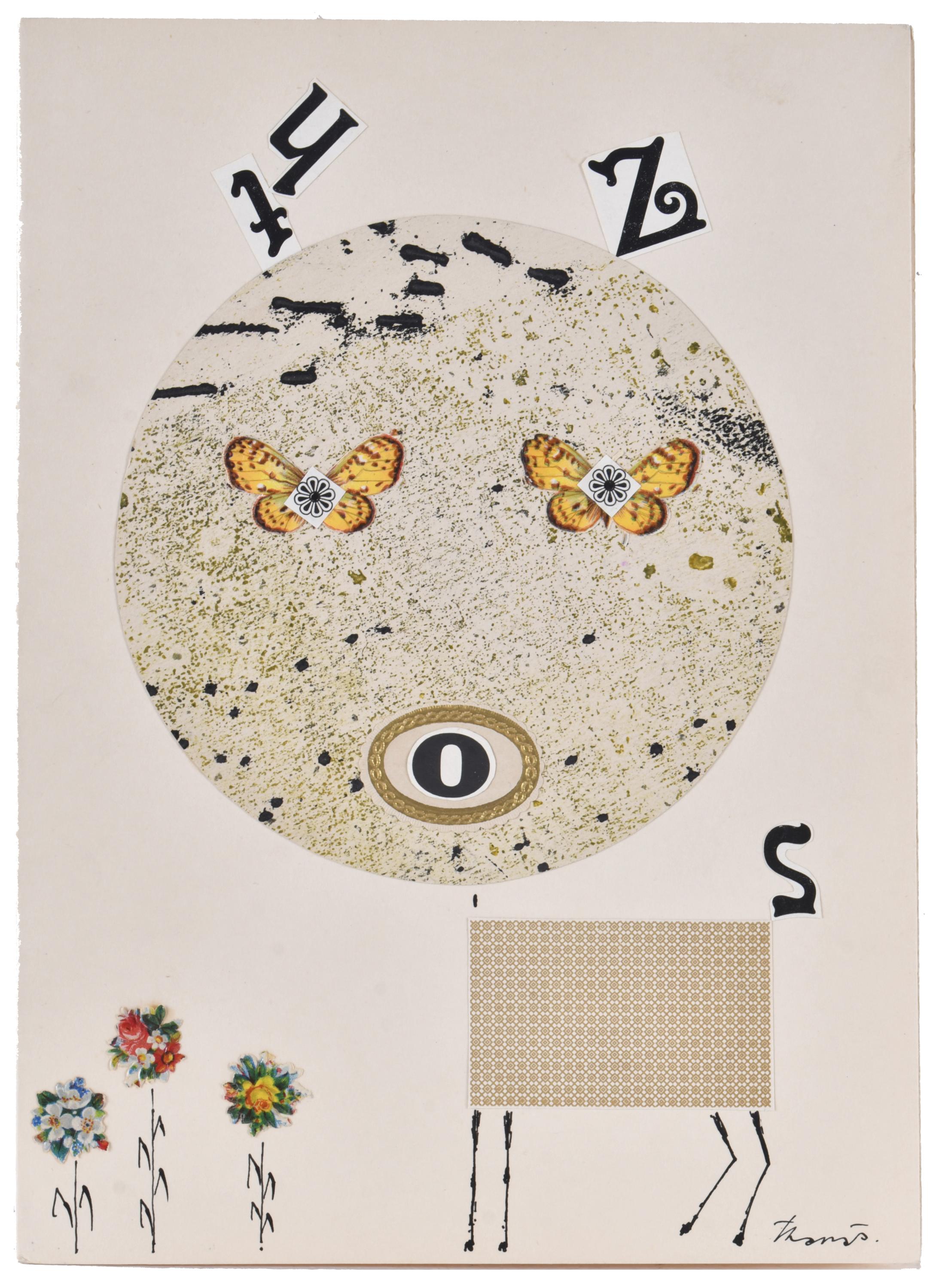 JOAN JOSEP THARRATS VIDAL (1918-2001) Collage para felicita