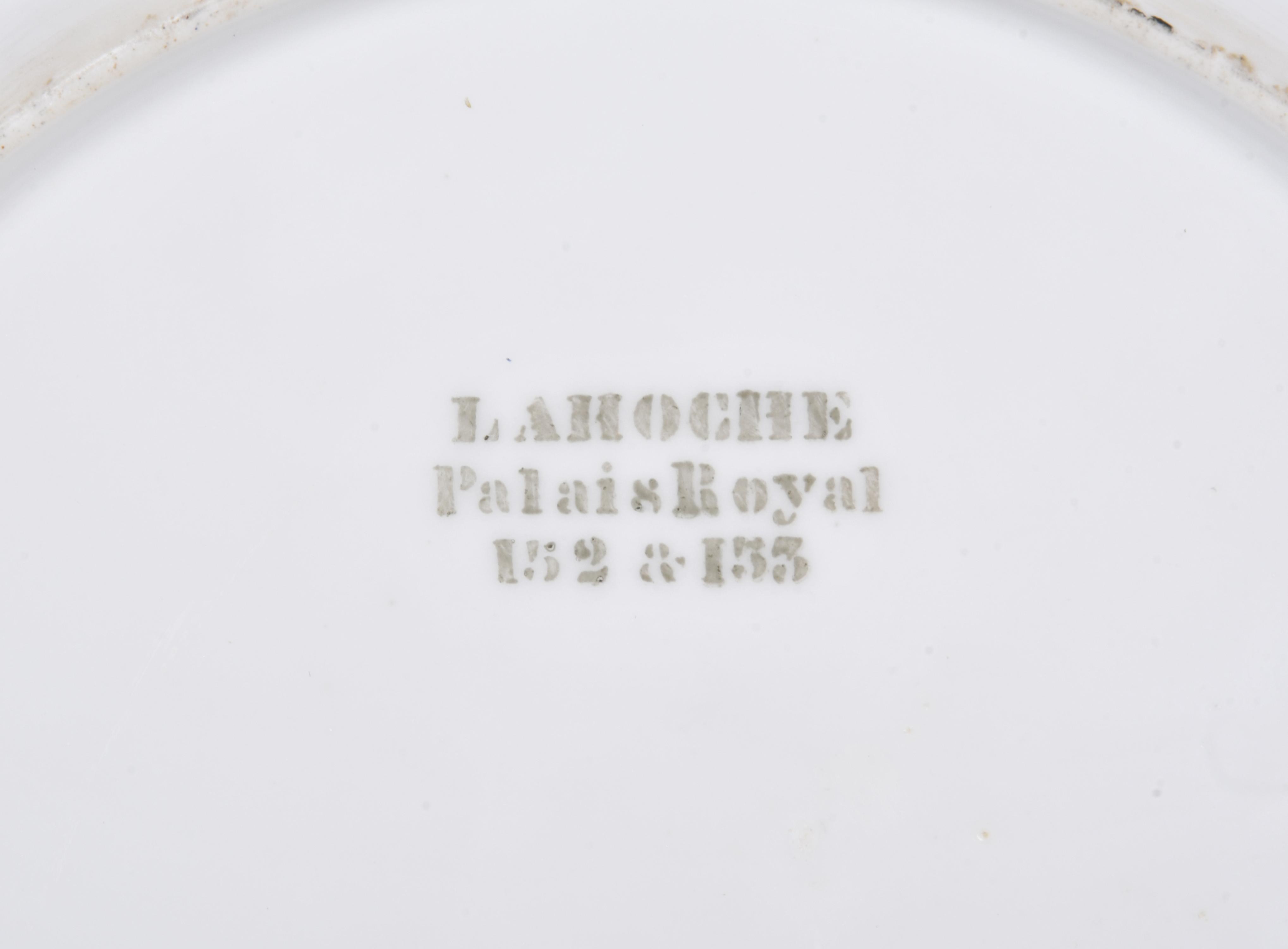 LAHOCHE ET PANNIER. Vajilla de vistas. 
