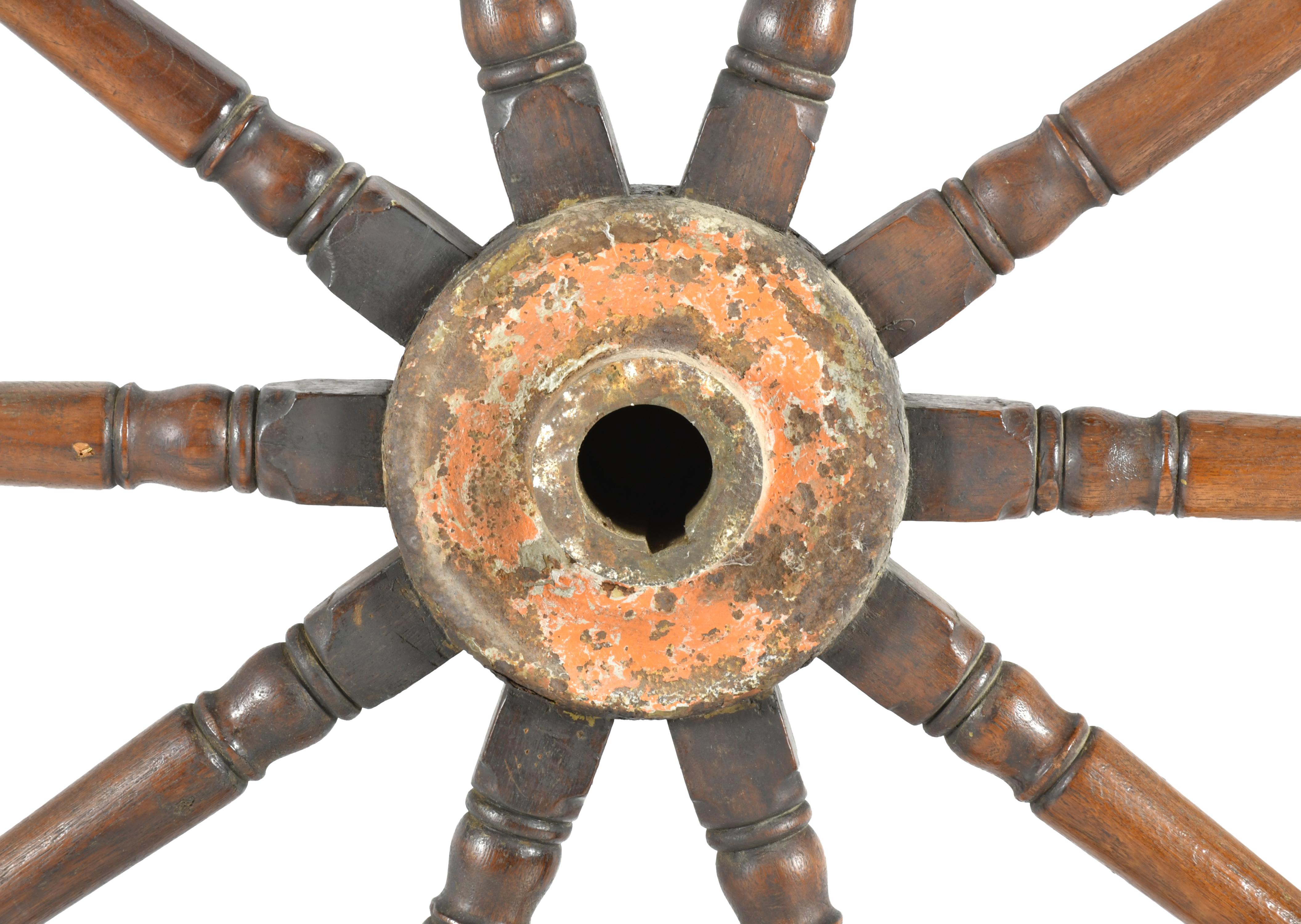 Timón de barco, siglo XX. 