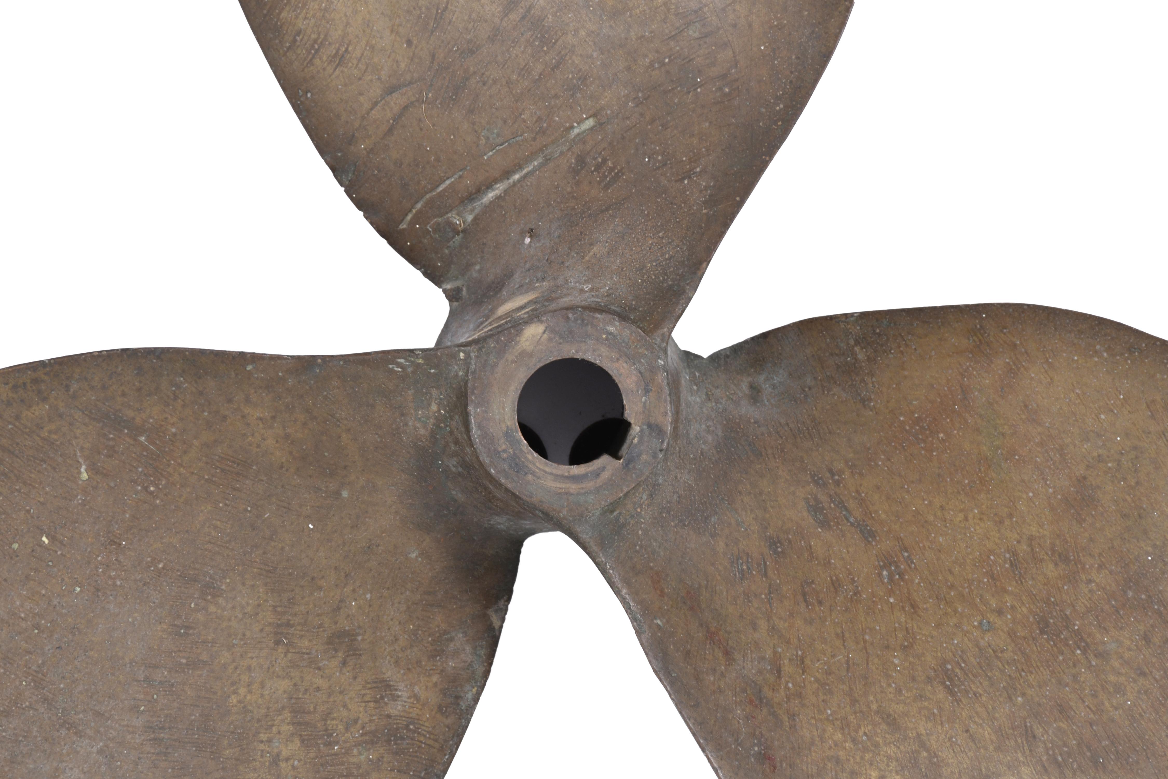 Hélice de barco, siglo XX. 