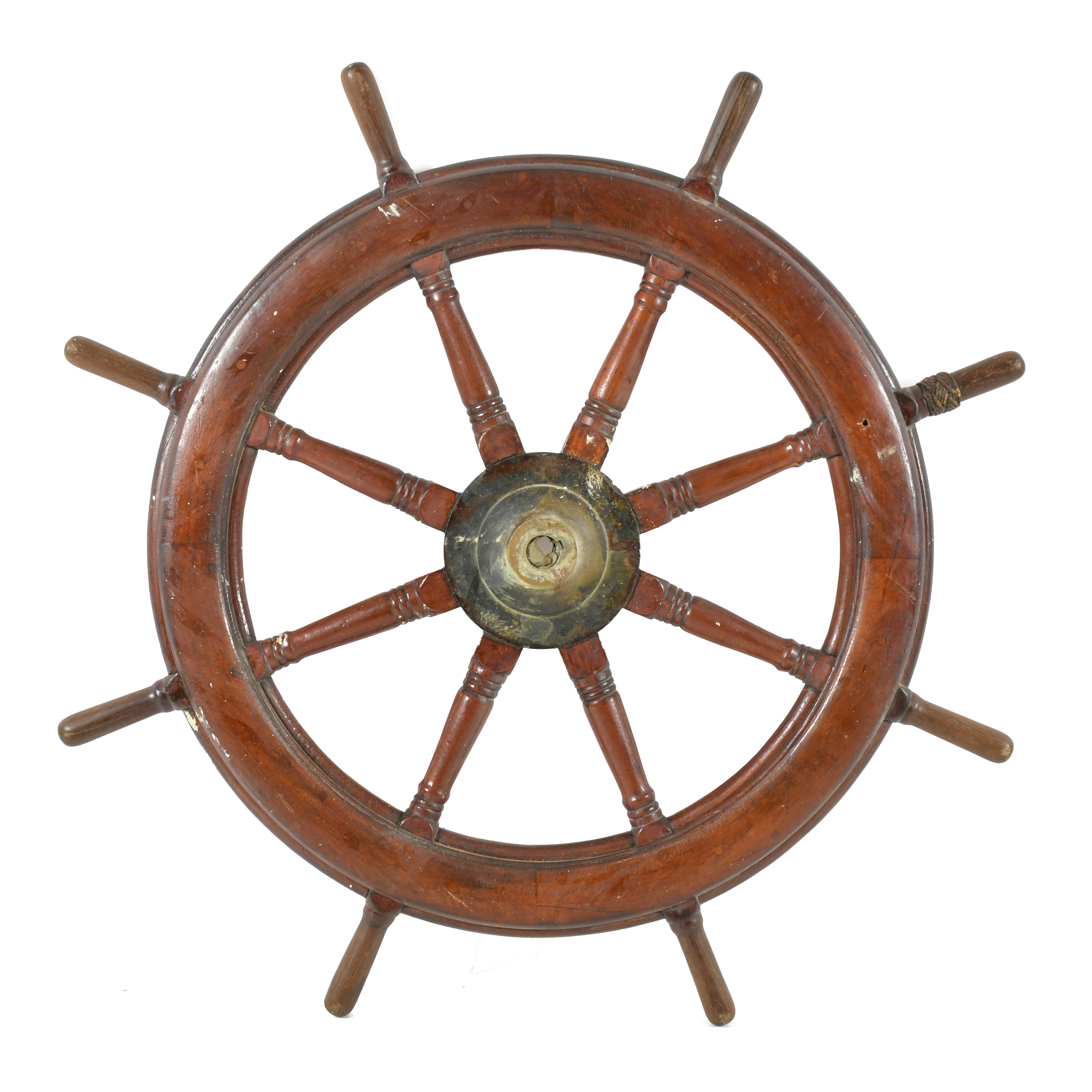 Timón de barco, siglo XX. 