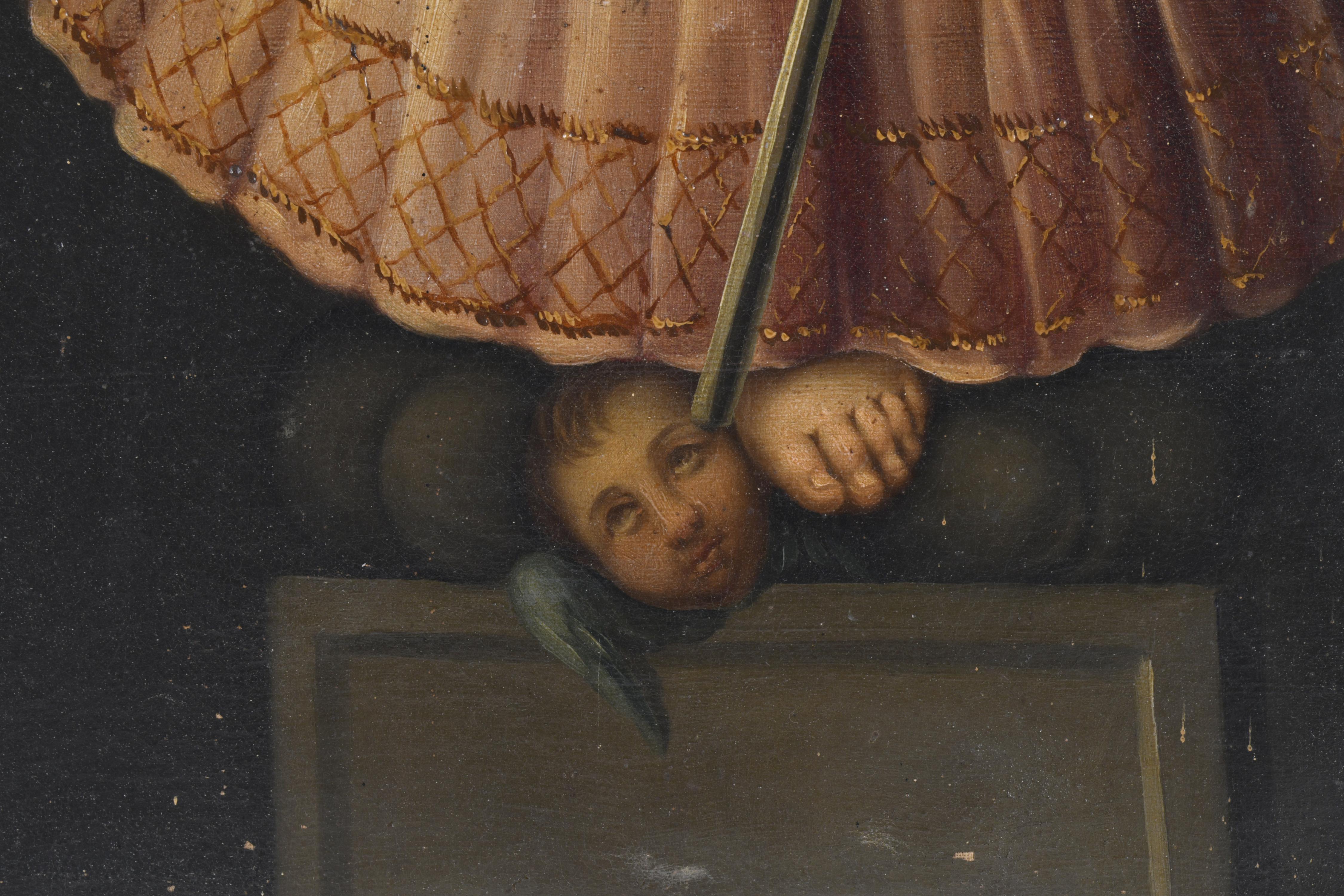 ESCUELA ESPAÑOLA, SIGLO XIX-XX. "Niño Jesús del sagrado cor