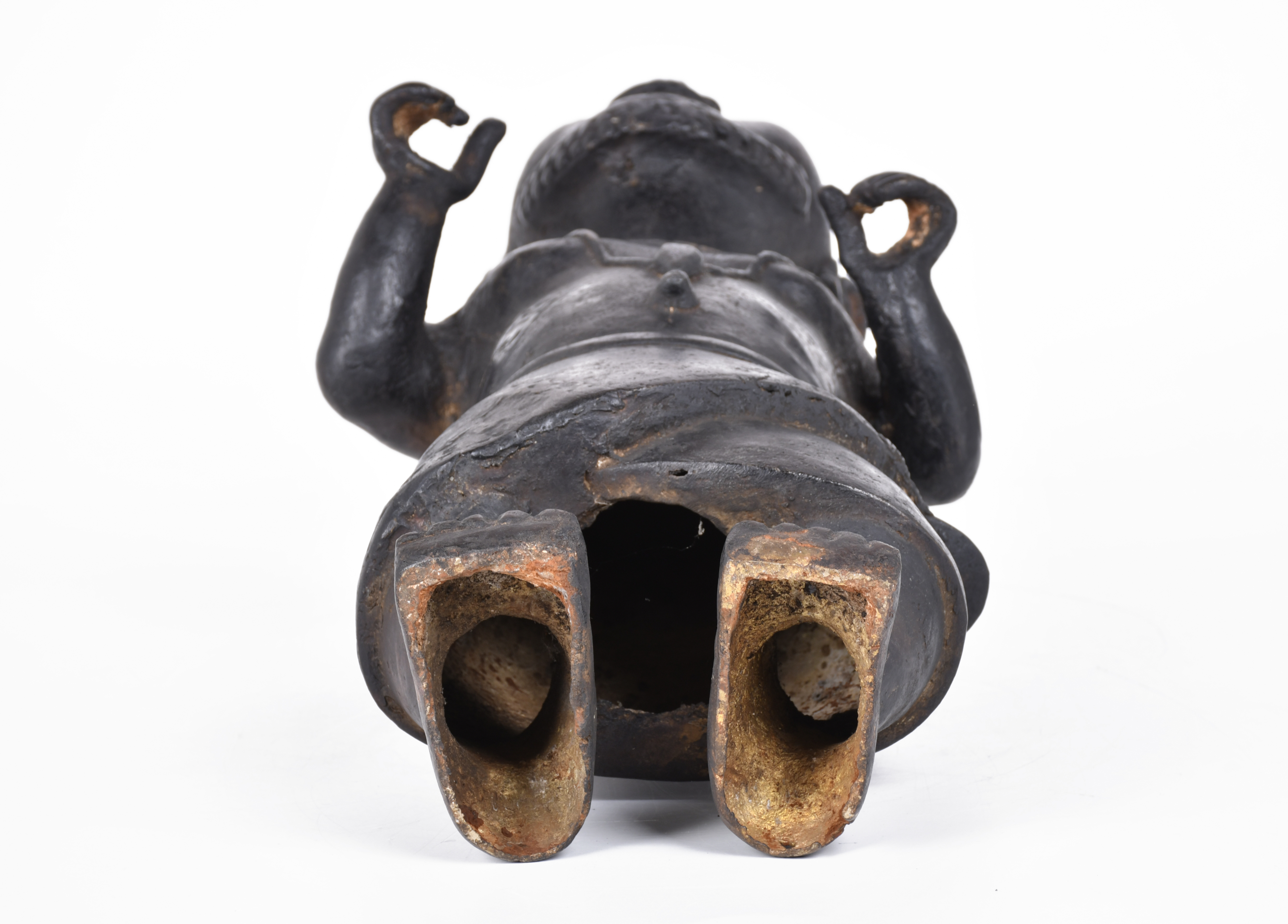 ESCUELA AFRICANA, SIGLO XX.   Figura en bronce de Benin, Ni