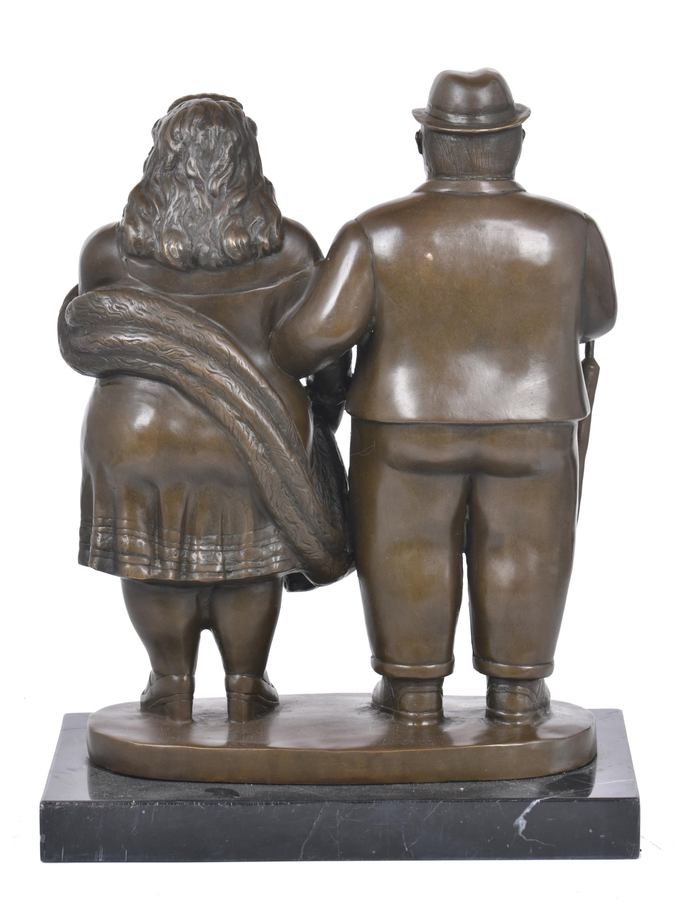 SIGUIENDO MODELOS DE FERNANDO BOTERO (1932 - 2023).  "Parej