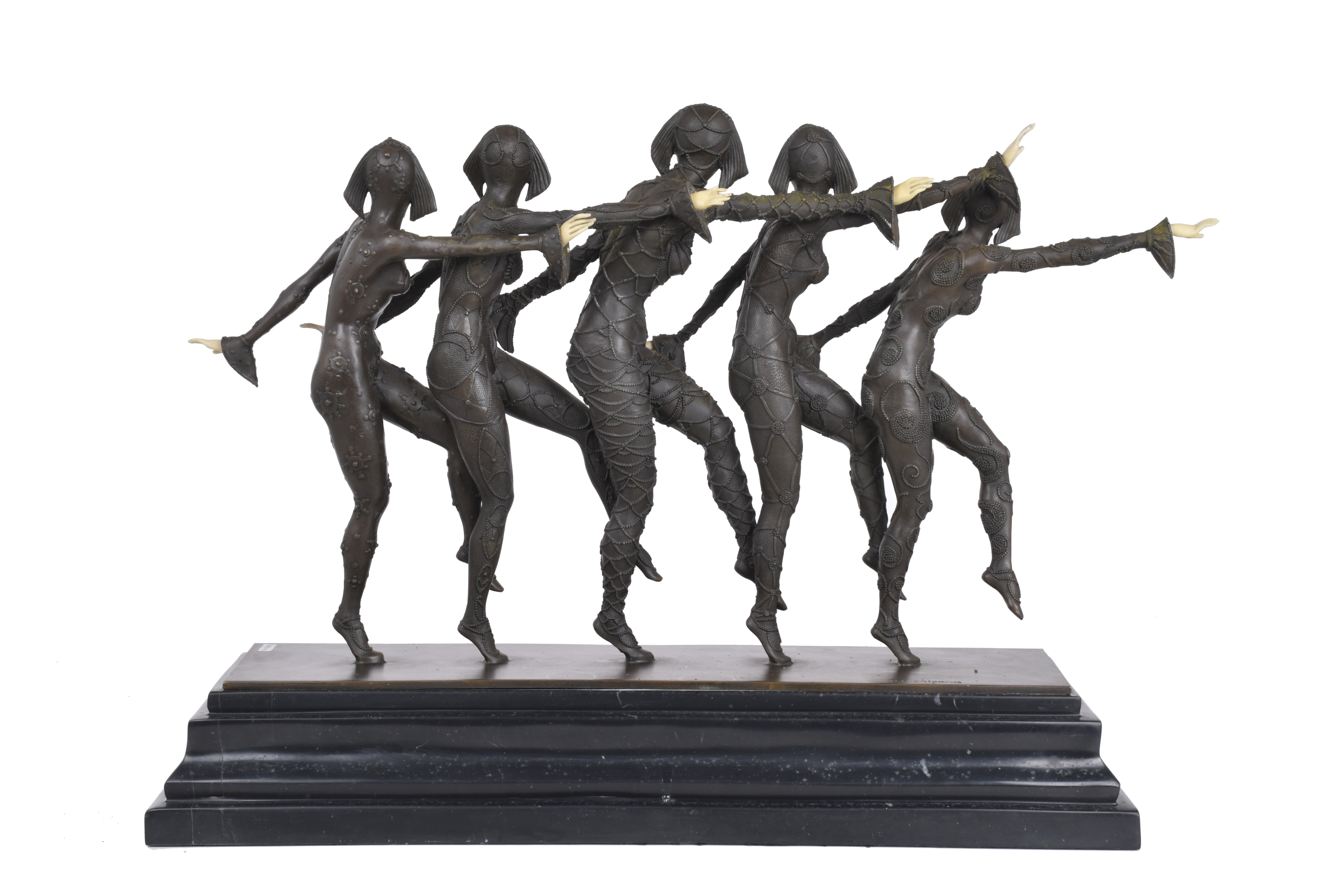 SIGUIENDO MODELOS DE DEMÉTRE CHIPARUS (1886-1947).  "Five G